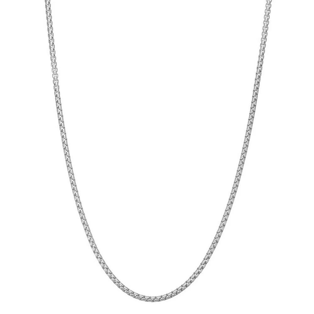 Giorgio di Vicenza Sterling Silver Box Chain Necklace, Womens Product Image