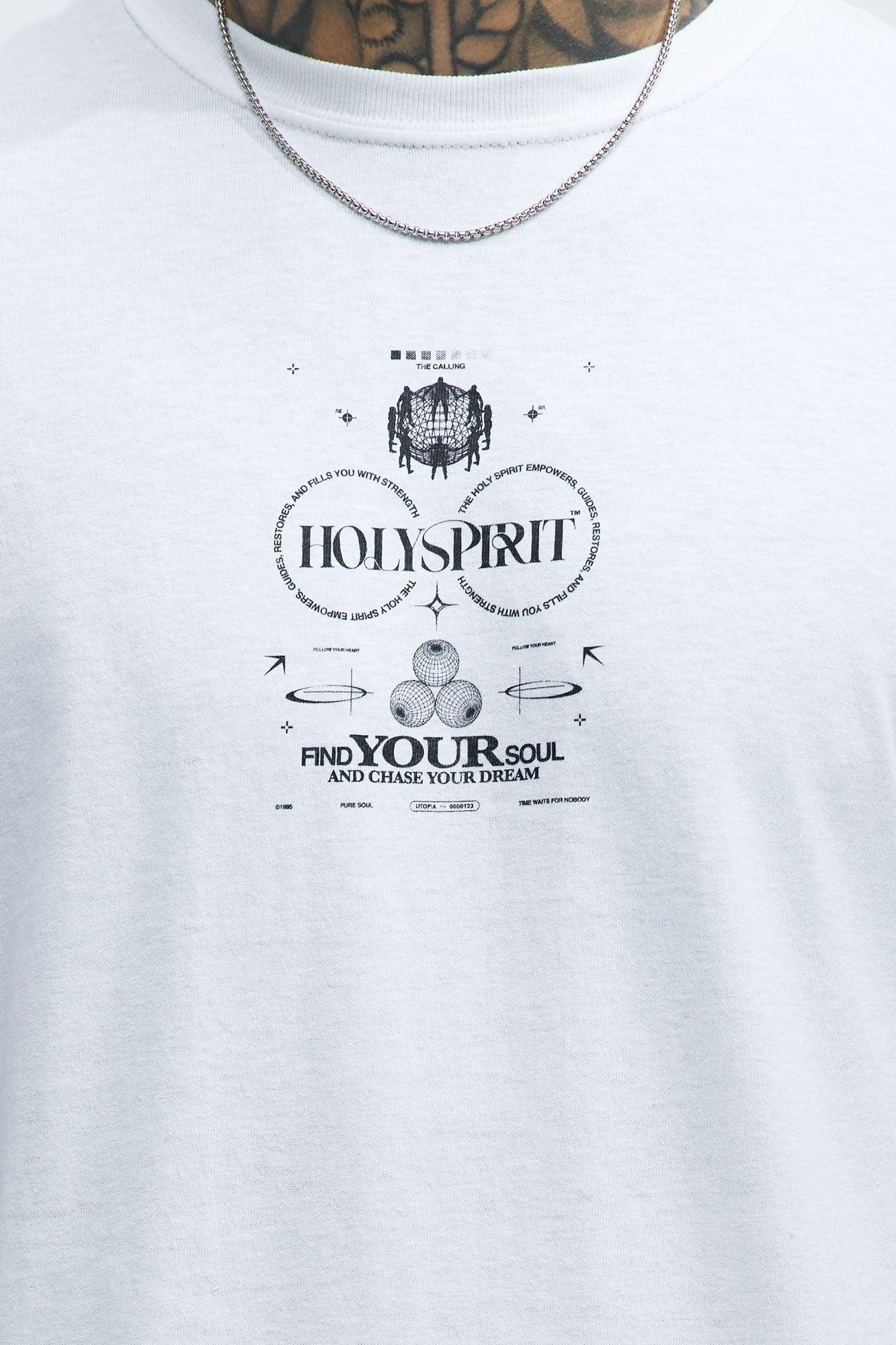 Find Your Soul Short Sleeve Tee - White Product Image