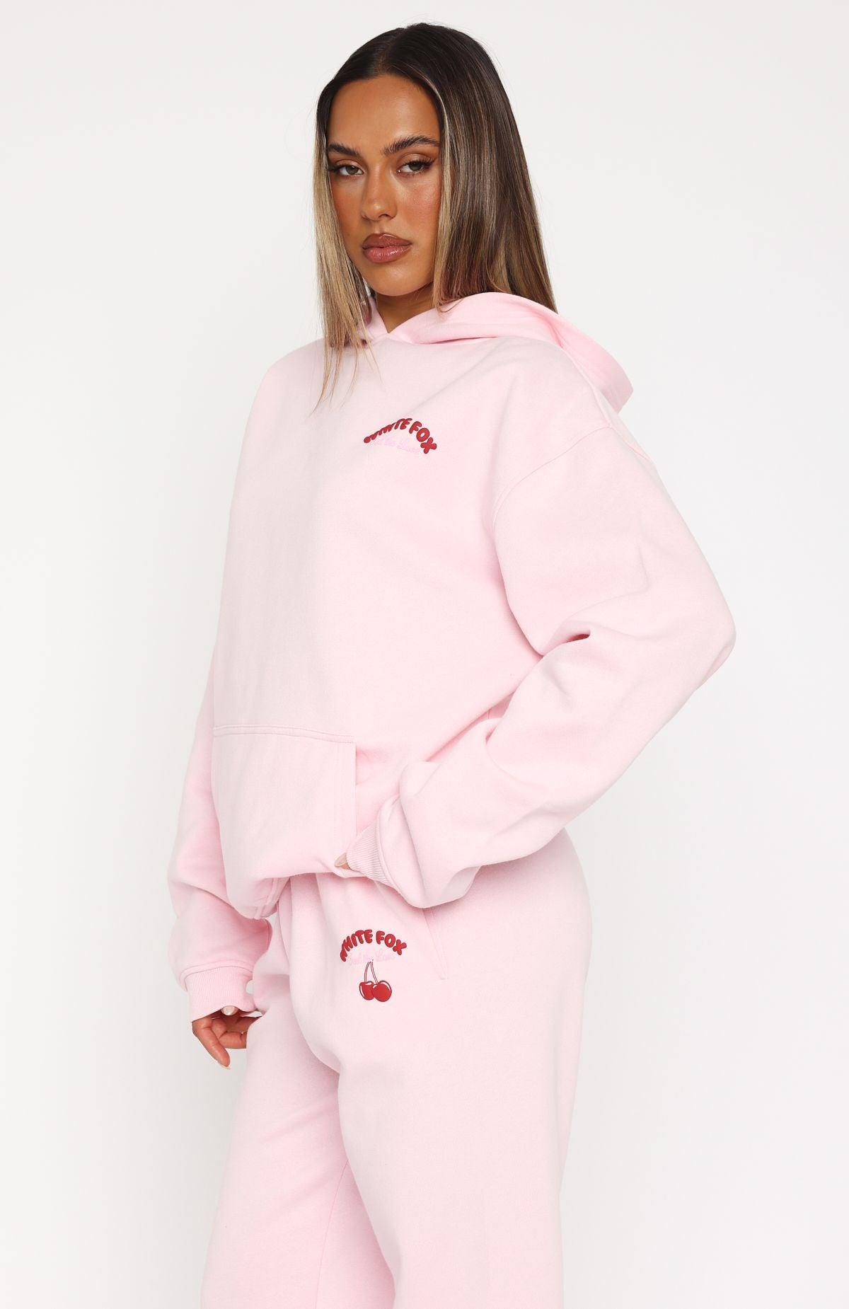 Love Me Tender Oversized Hoodie Pink Product Image