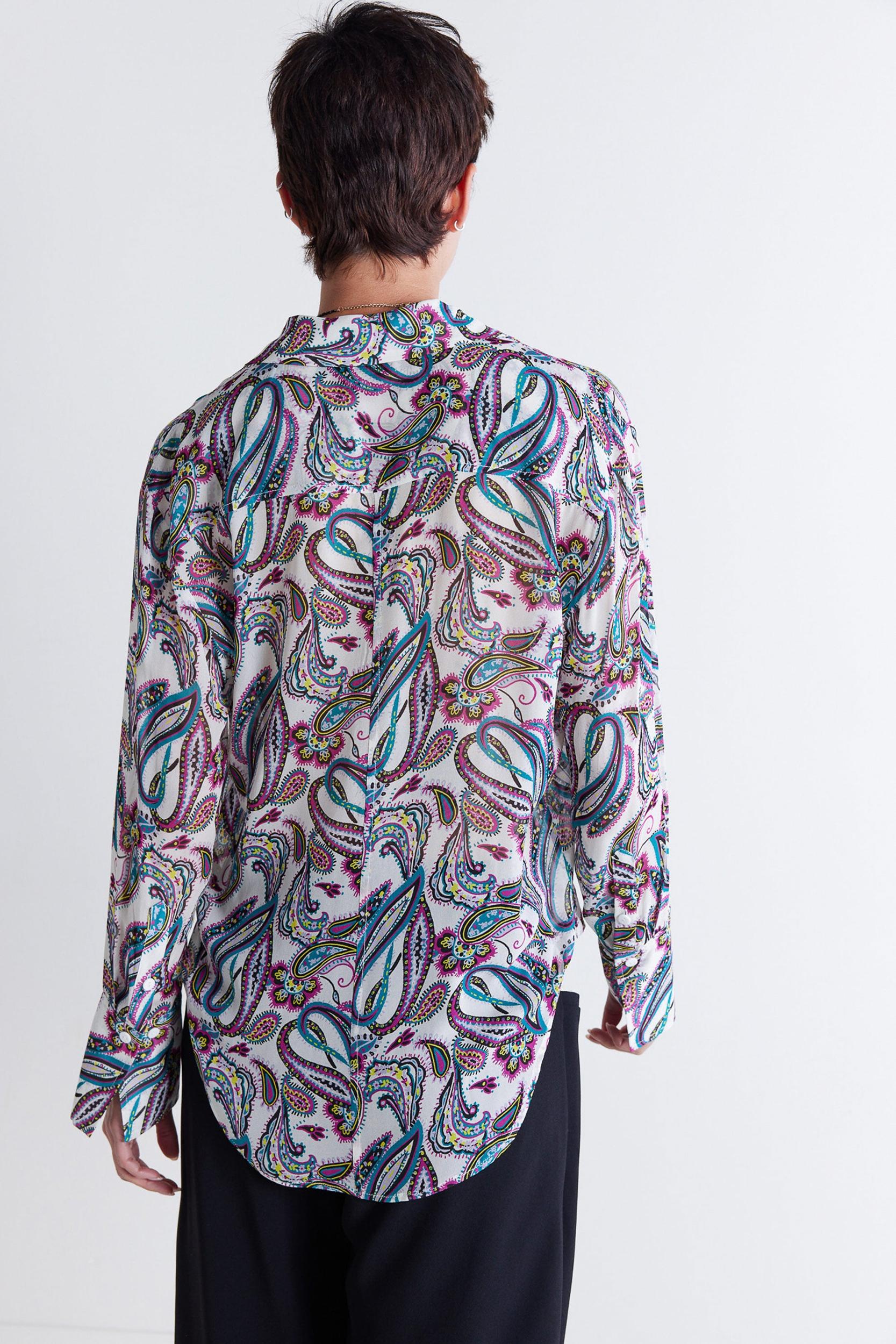 Shift Your Gaze Button Down Blouse Product Image