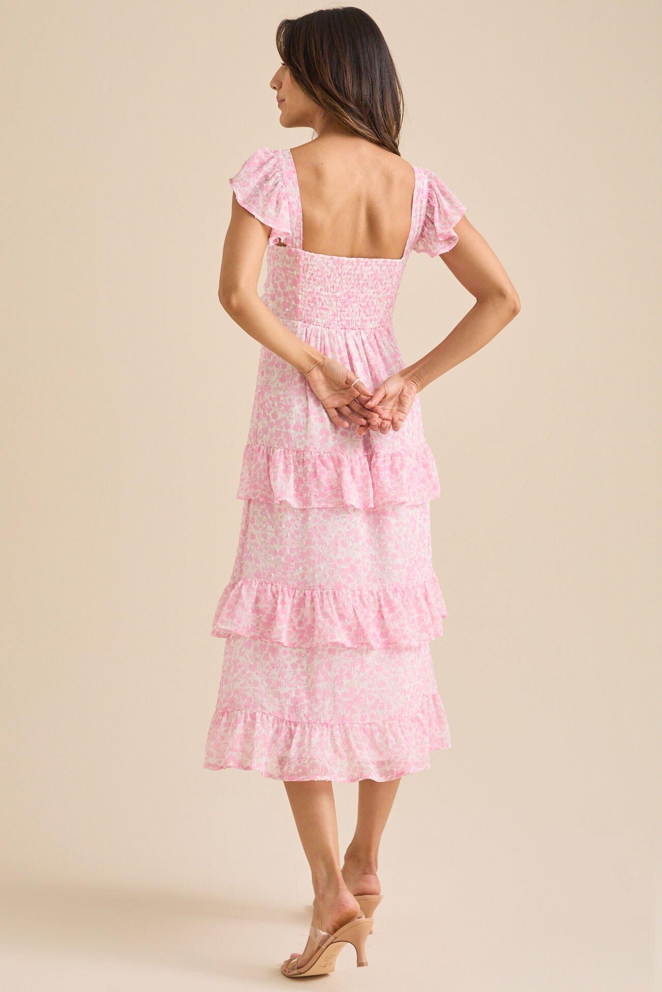 Mia Floral Midi Dress Product Image