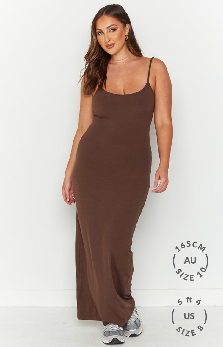 Melrose Brown Maxi Dress Product Image