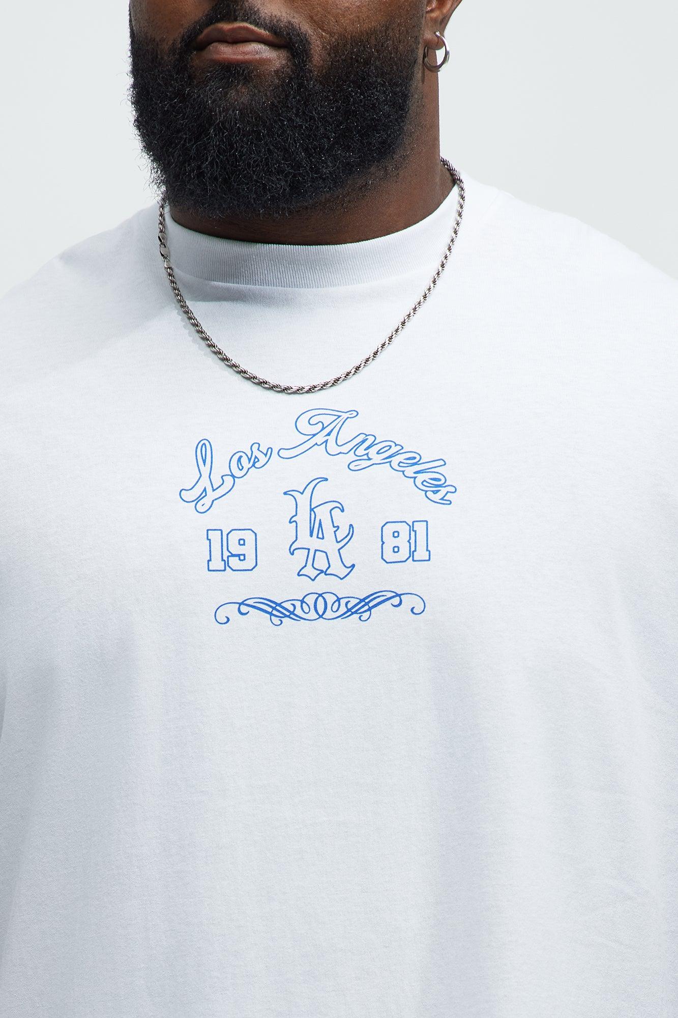 Los Angeles 1981 Short Sleeve Tee - White Product Image