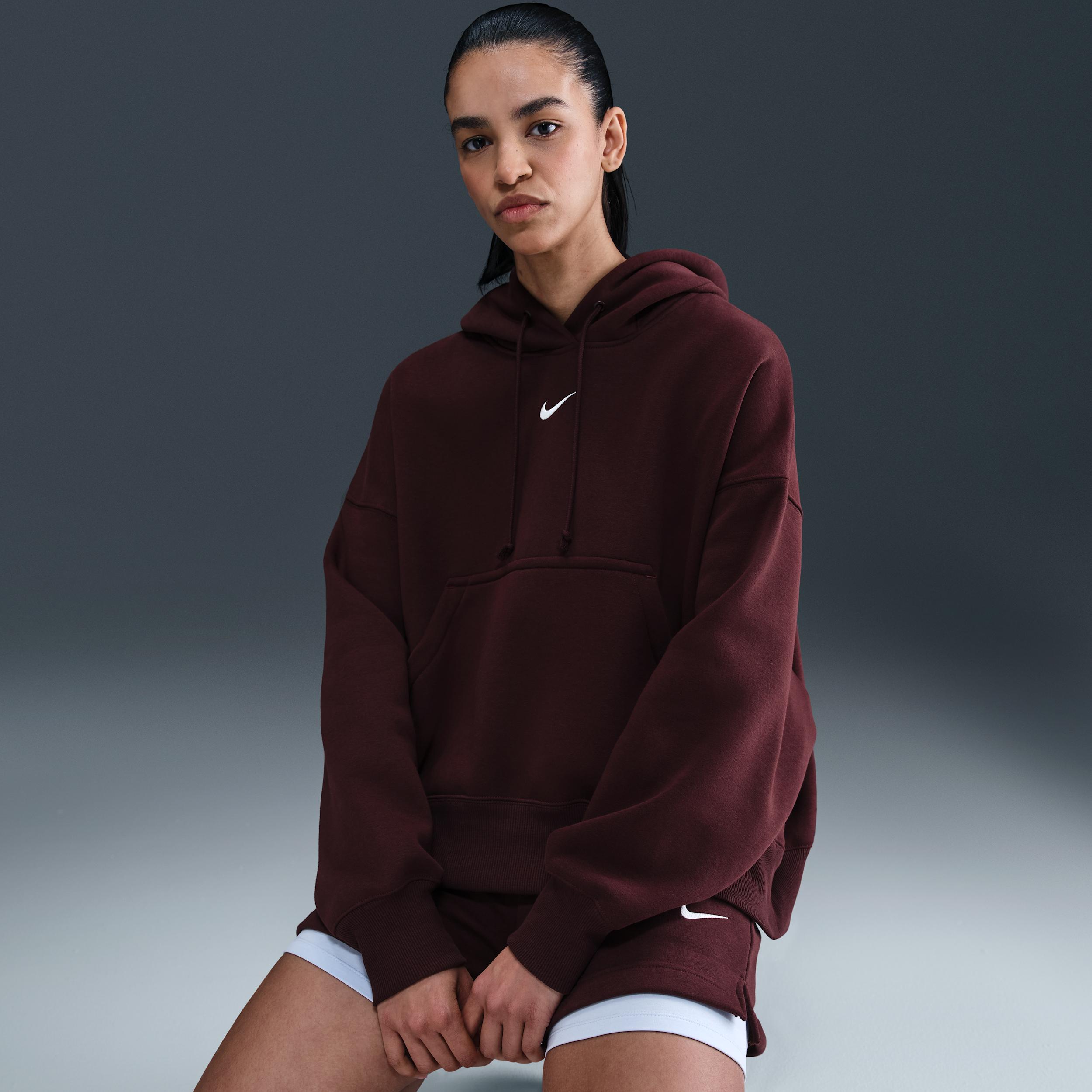 Women's Nike Sportswear Phoenix Fleece Over-Oversized Pullover Hoodie Product Image