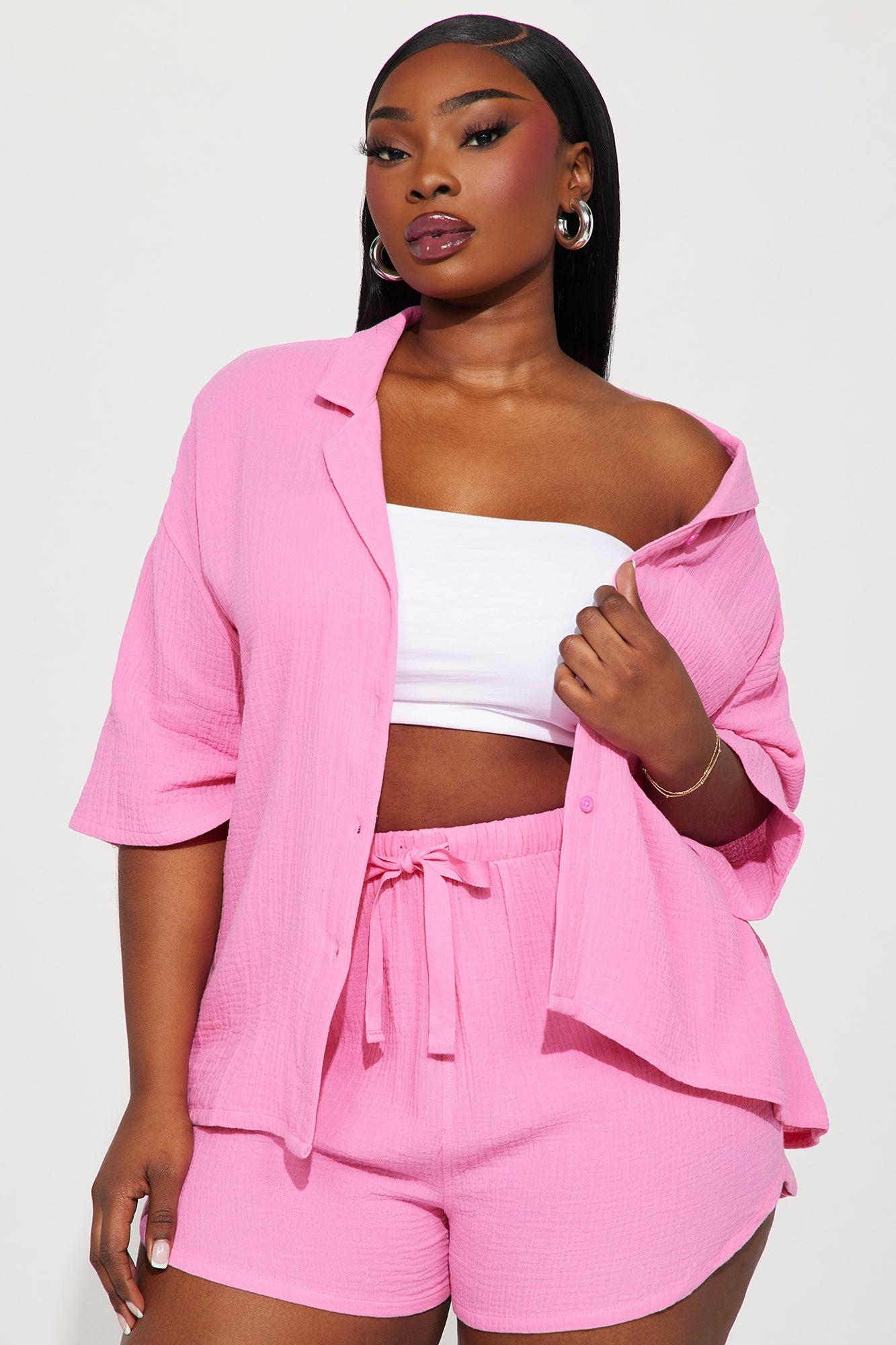 Frankie Short Set - Pink Product Image