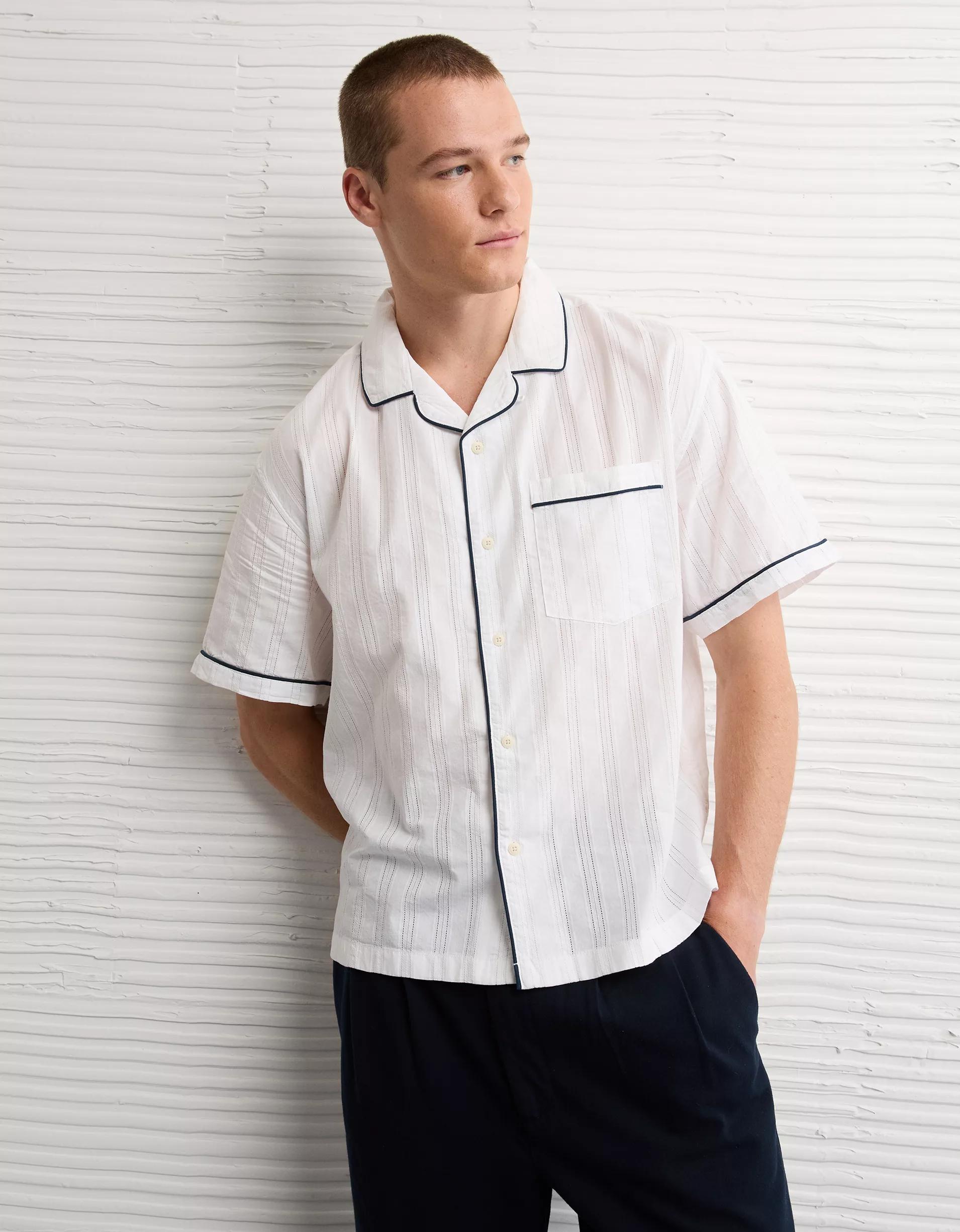 AE Poolside Button-Up Shirt Product Image