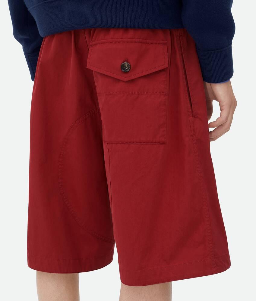 Men's Light Cotton Twill Shorts in Rosewood Product Image