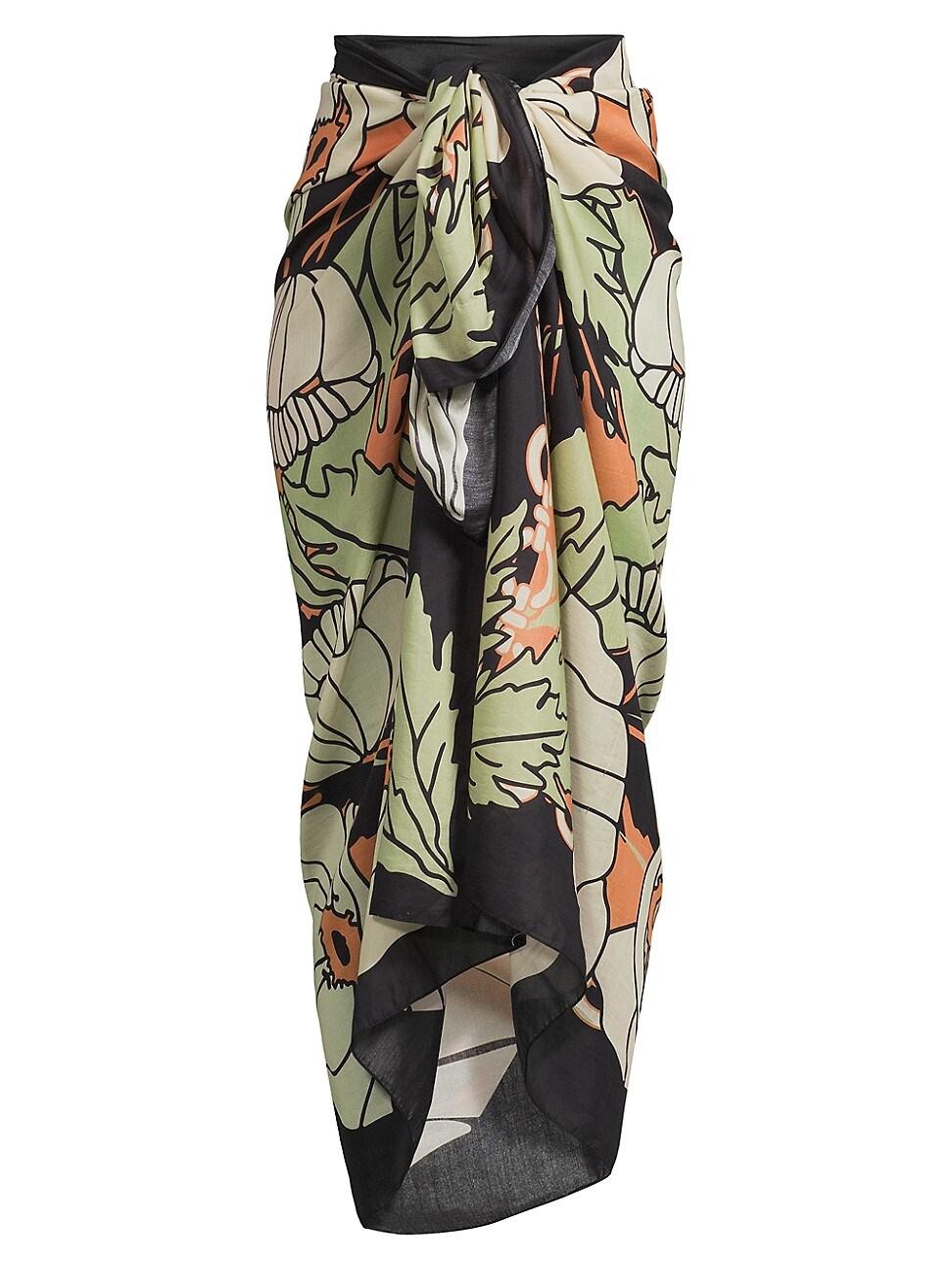 Womens De La Falaise Silk-Blend Sarong Product Image