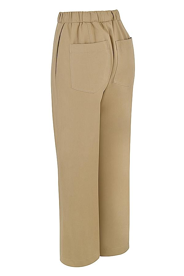 Luna  camel cargo trousers Product Image