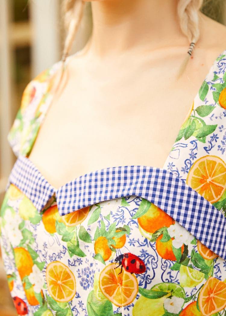 Citrus Serenade Dress Product Image