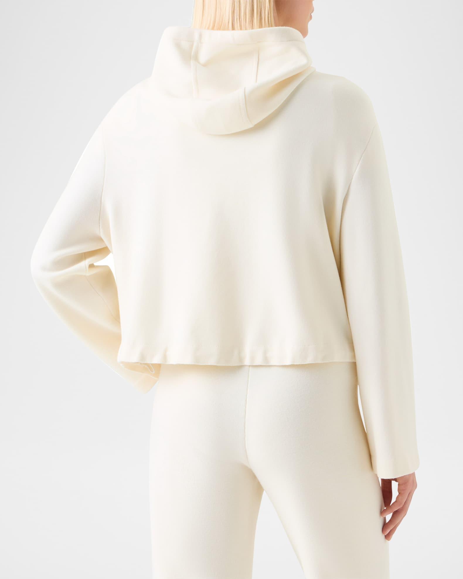 Milano Knit Merino Wool Hooded Cardigan Product Image