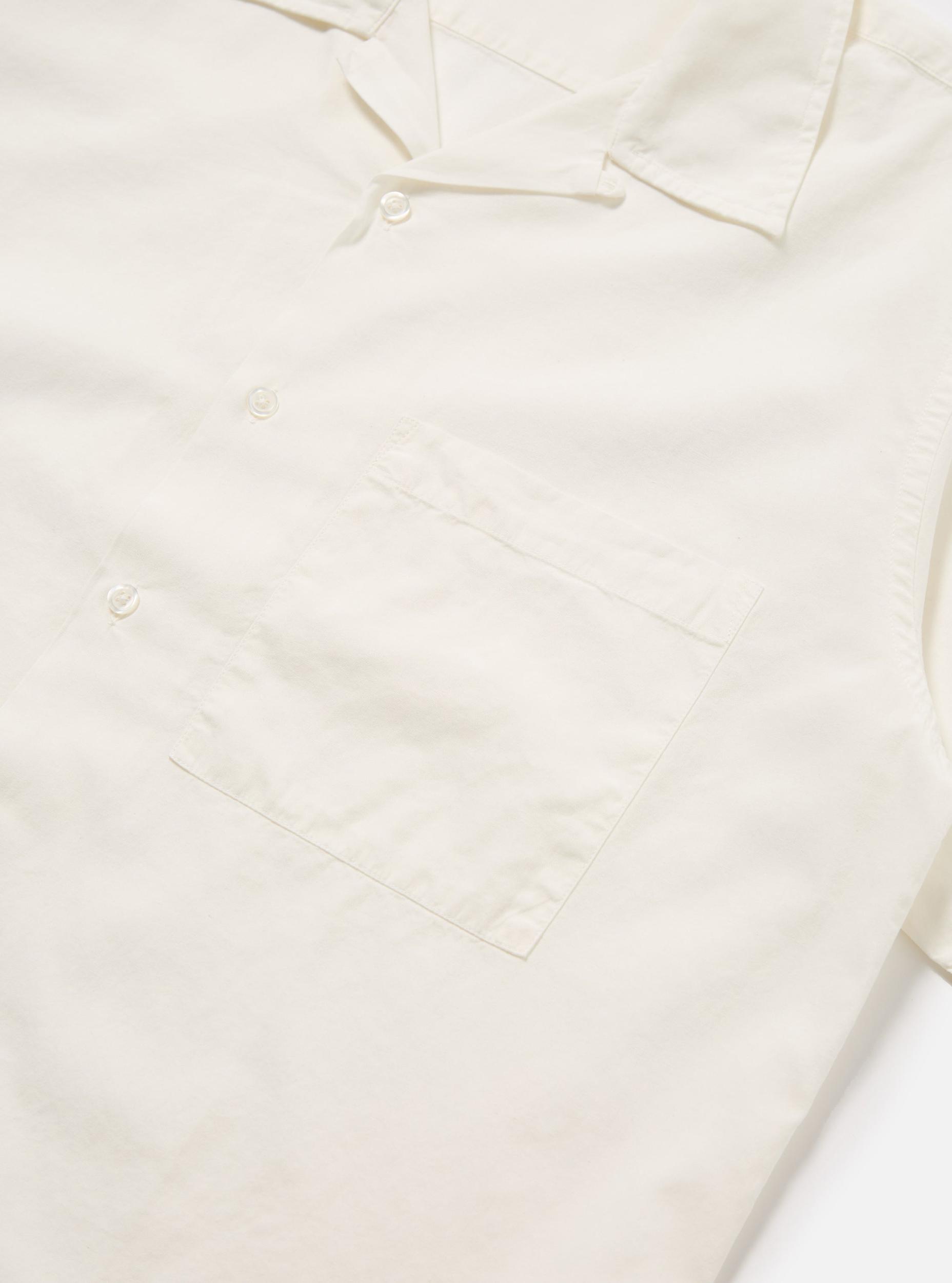 Ecru Gardenia Lycot Camp Shirt Product Image