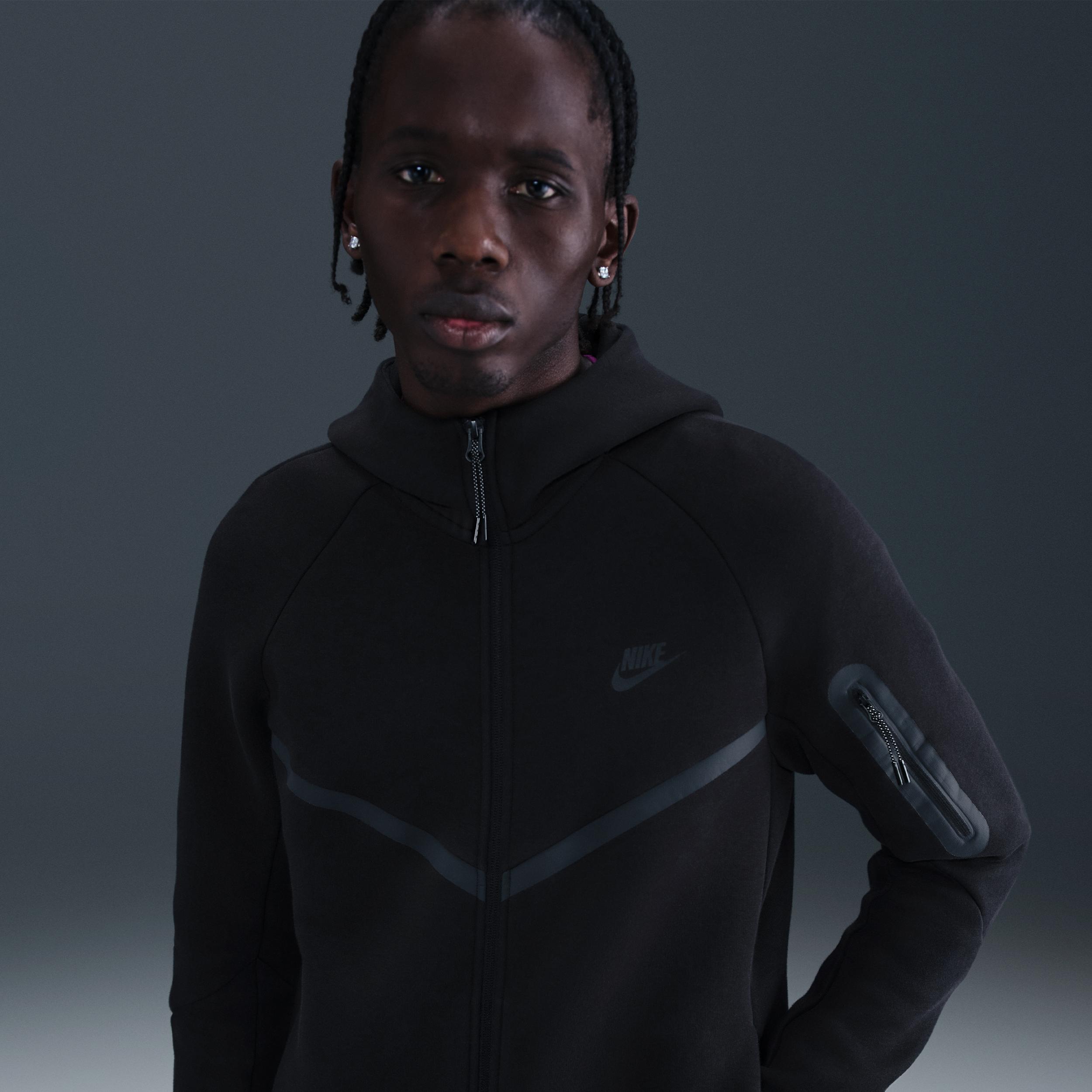 Nike Mens Tech Fleece Windrunner Full-Zip Jacket | HV0949-010 Product Image