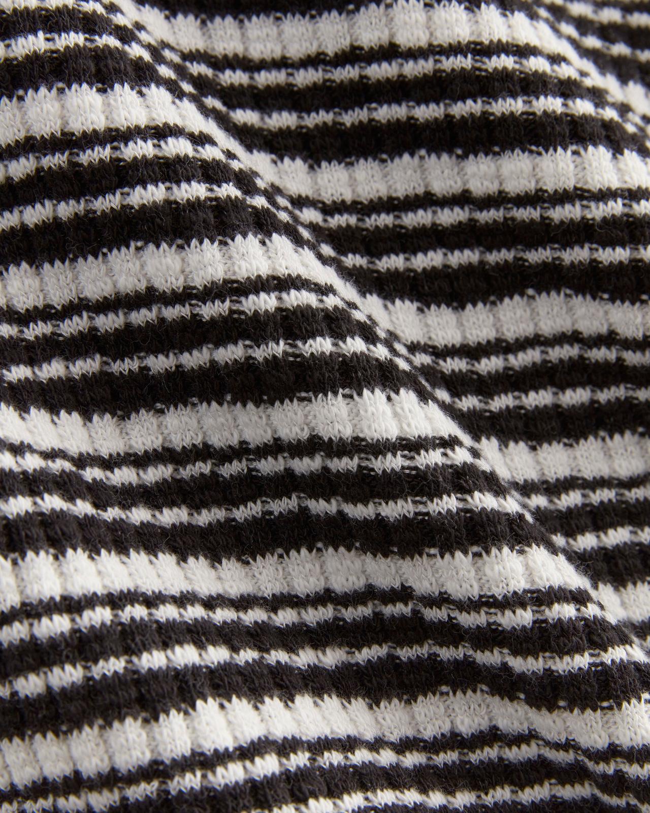 The Rib-Knit Henley Dress Product Image
