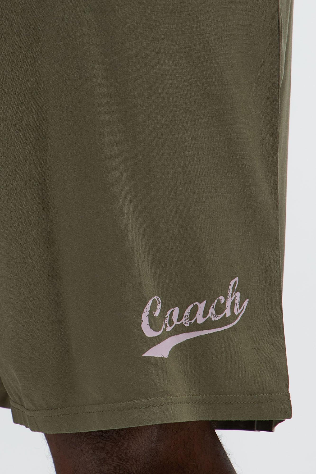 Relaxed Coach Shorts - Brown/combo Male Product Image