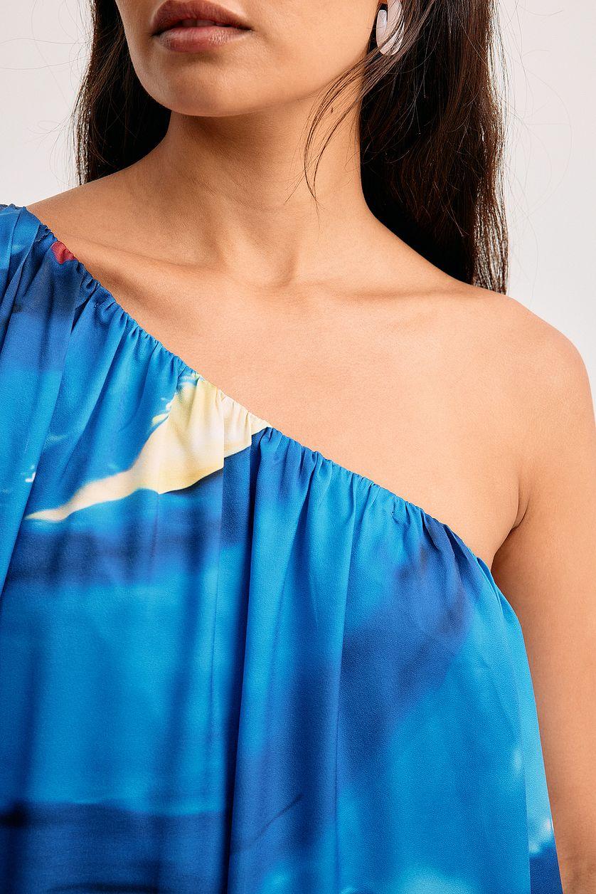 One Shoulder Maxi Dress Product Image