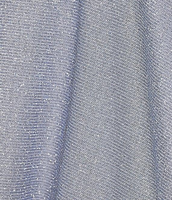 City Vibe Spaghetti Strap Cutout Glitter Skater Party Dress Product Image