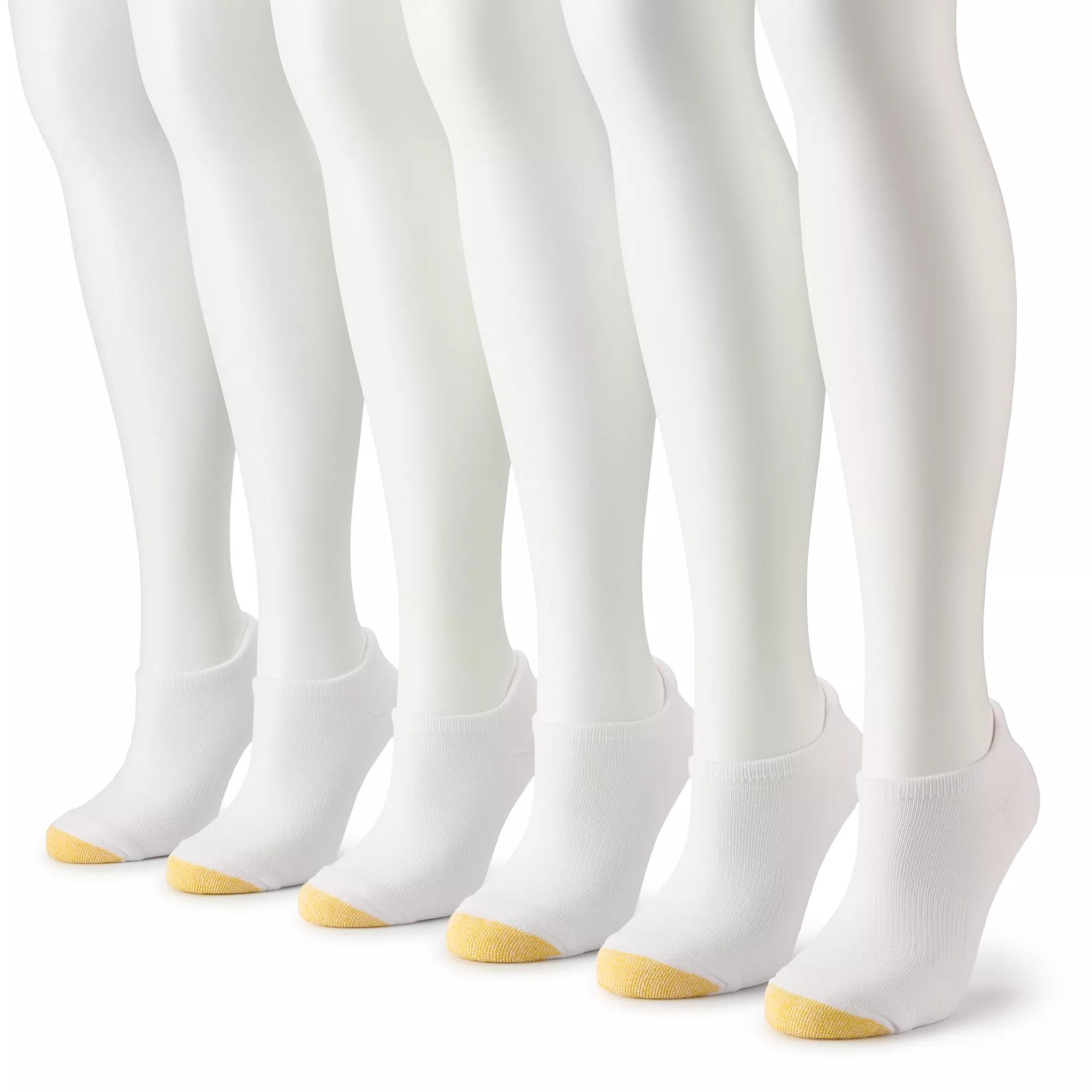 Women's GOLDTOE® 6-Pack Vacay Cushion Tab No-Show Socks,  Product Image