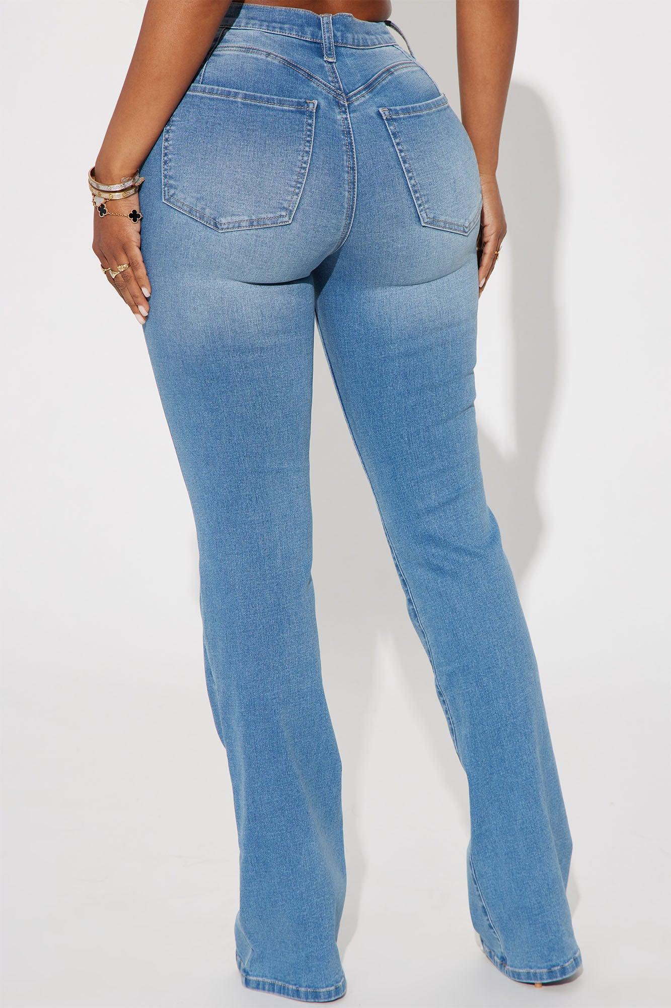 Houston Curvy Stretch Bootcut Jean - Medium Wash Product Image