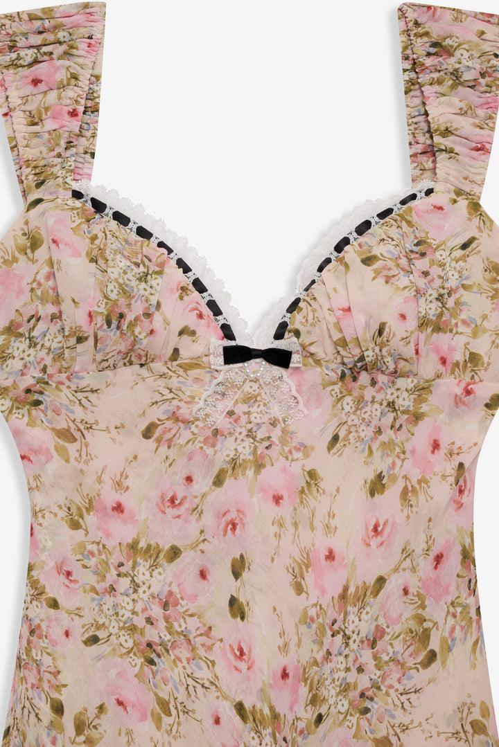 Emmaline Maxi Dress — Yellow Product Image