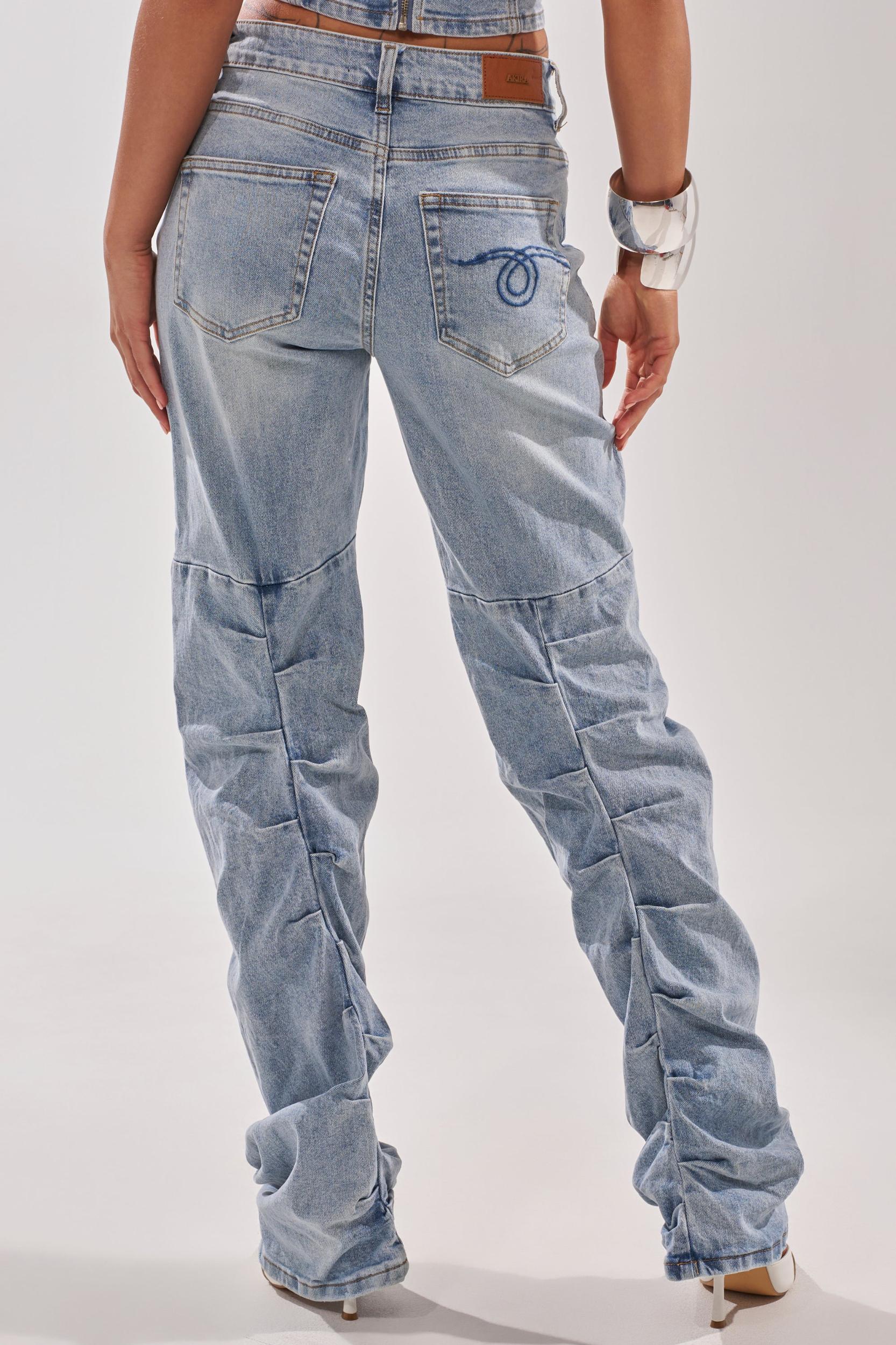 ON YOUR MIND STACKED DENIM Product Image