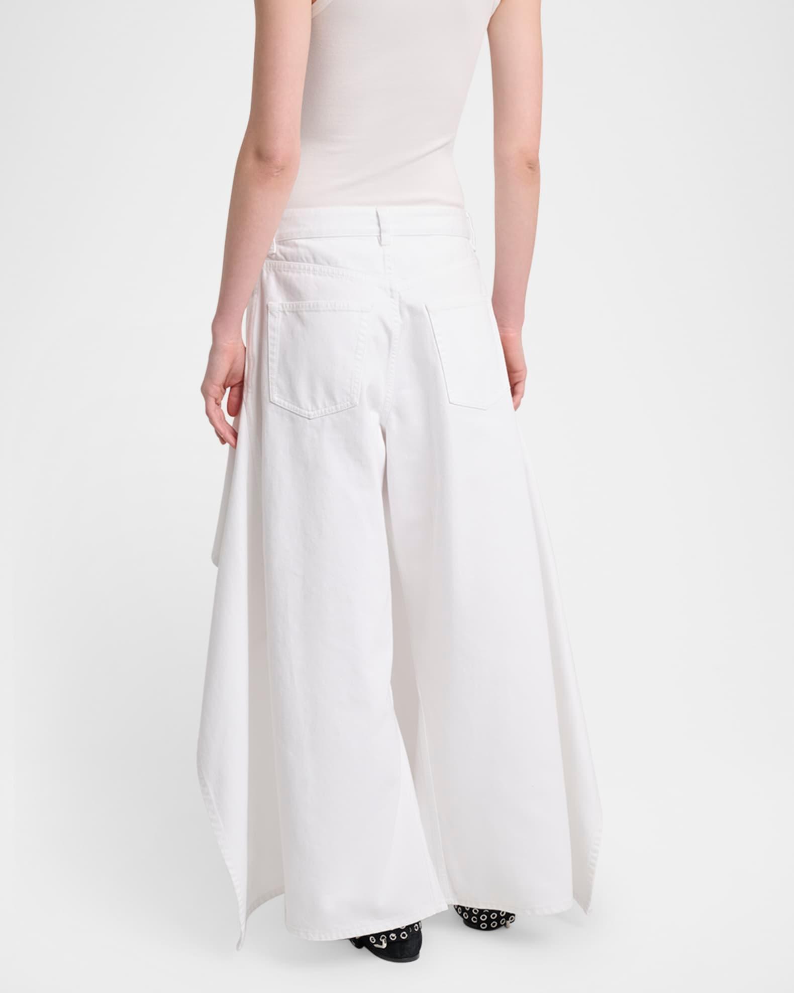 Ruffle Slit Jeans  Product Image