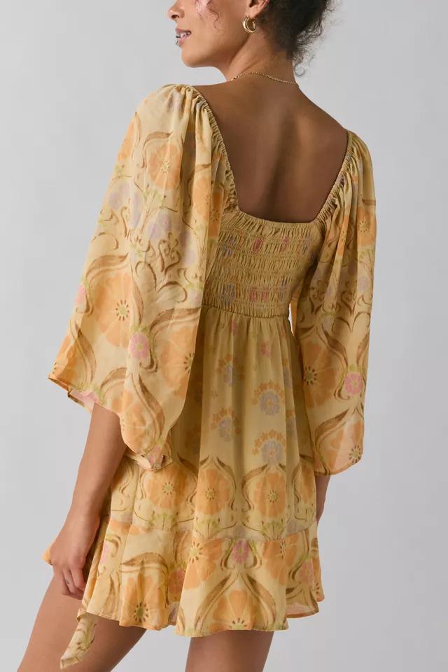 Kimchi Blue Ellis Bell Sleeve Milkmaid Mini Dress Product Image