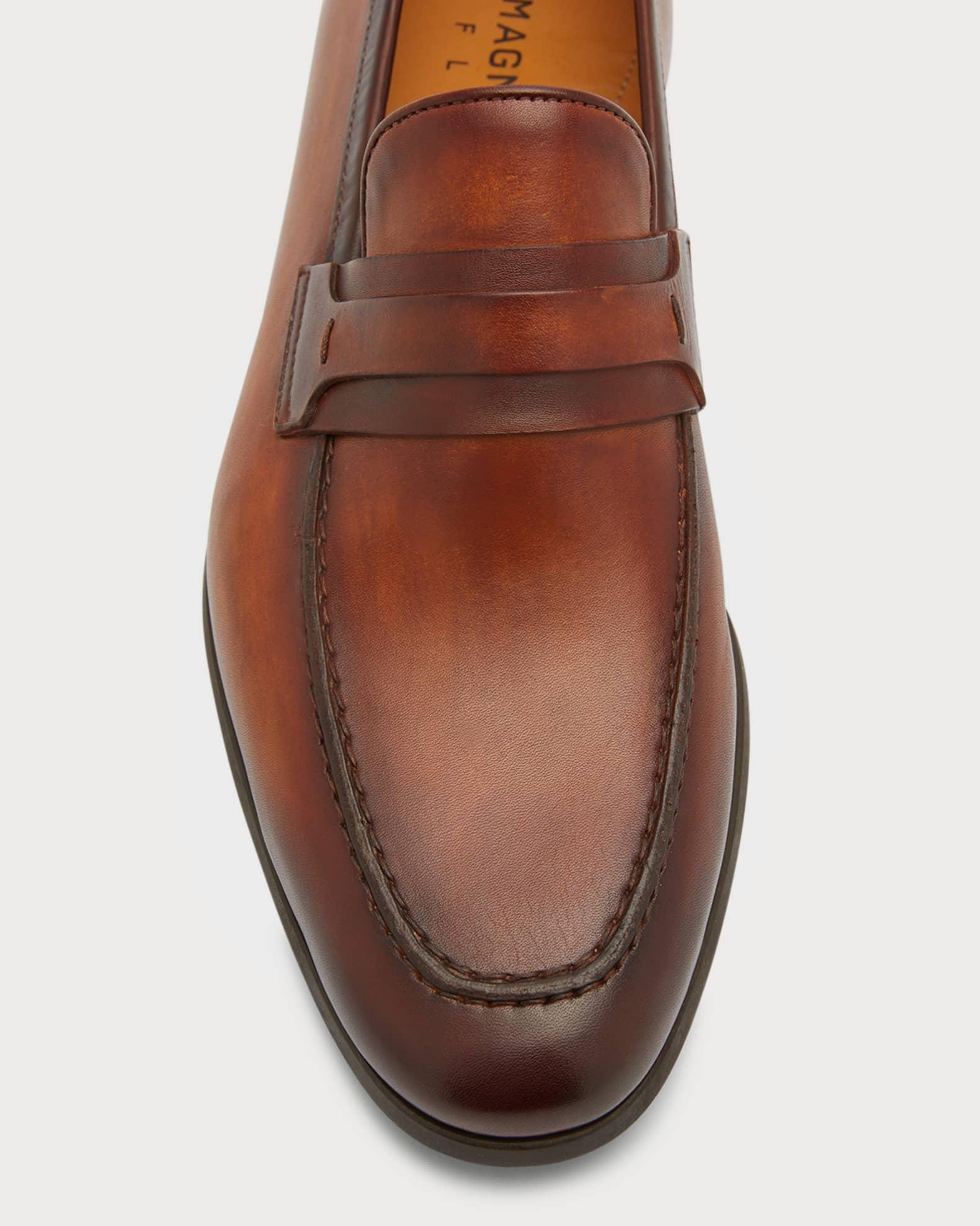 Men's Daniel Leather Penny Loafers Product Image