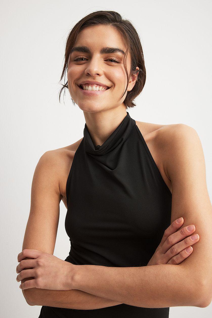 Funnel Neck Mini Dress Product Image