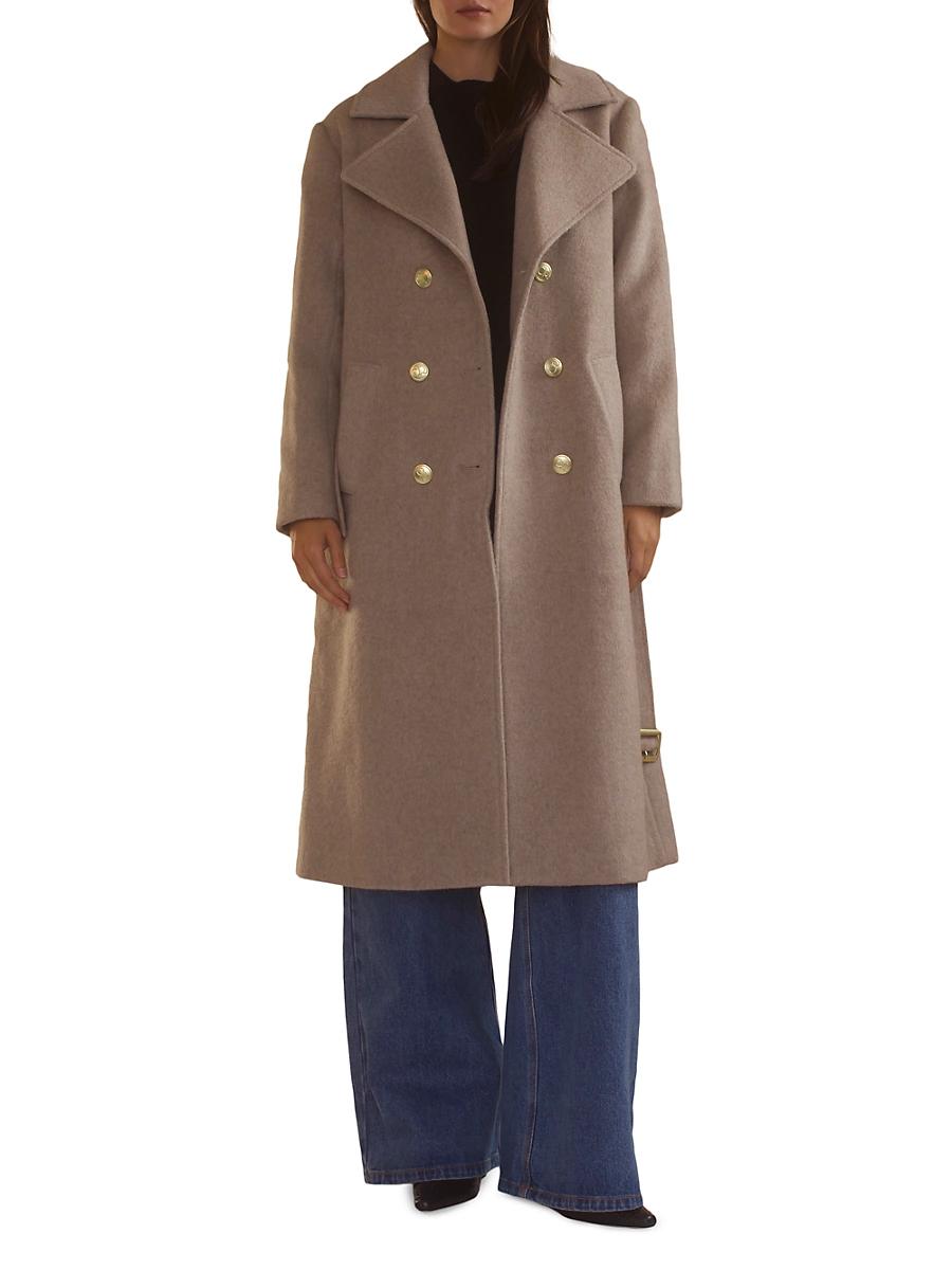 Womens Noa Wool-Blend Coat Product Image