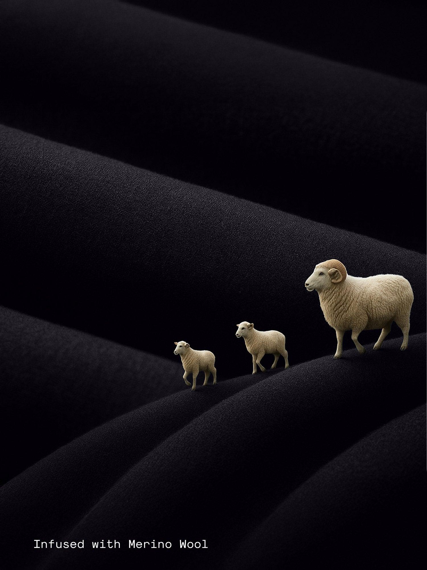 Men's Velocity Merino Dress Pant - Black (MPS) Product Image