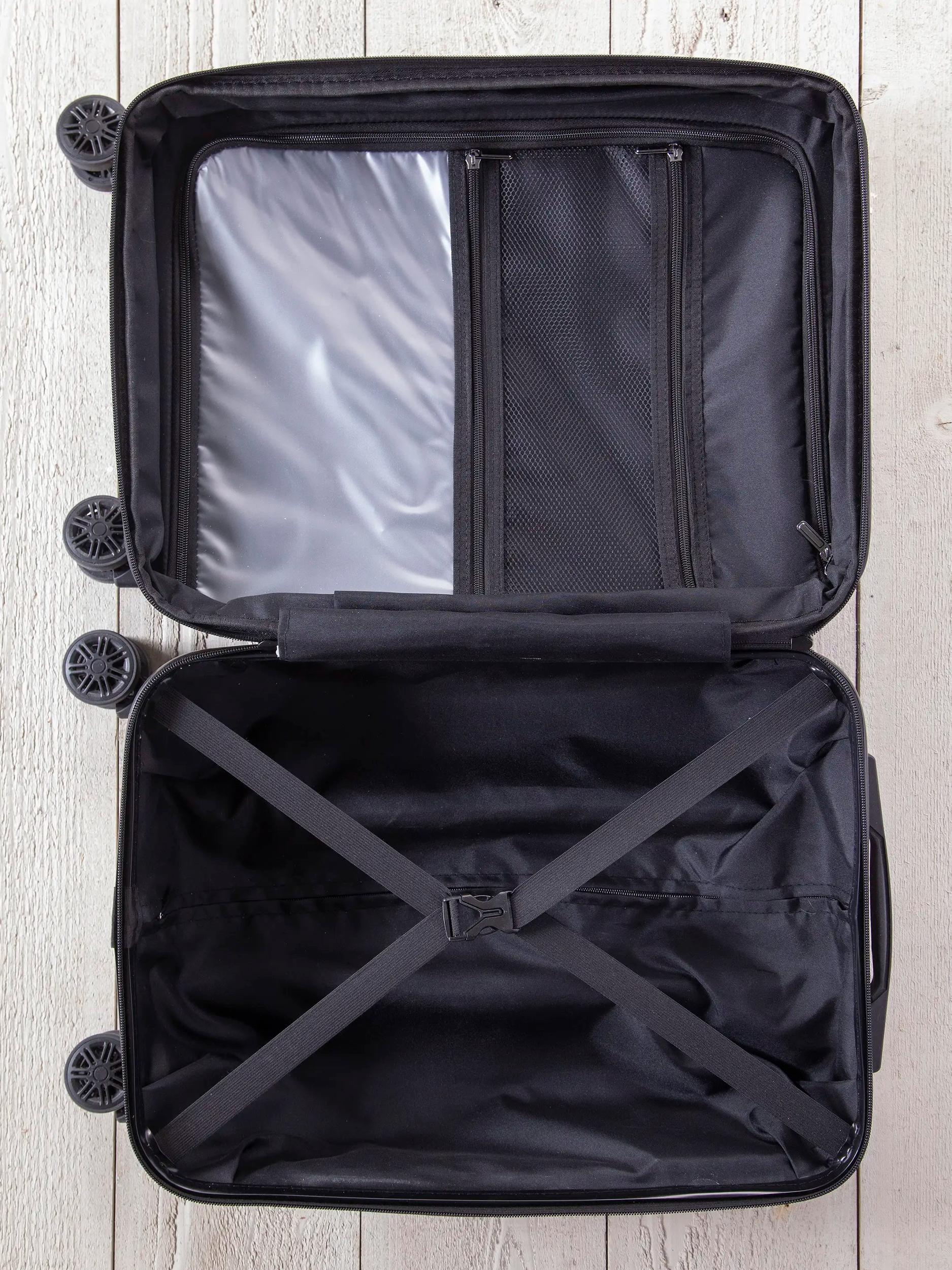 Travel Happy Carry-On Suitcase - Jewel Borders Product Image