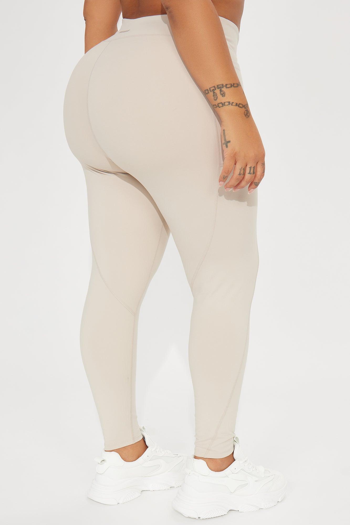 Hill Hiker Super Soft Active Legging - Taupe Product Image