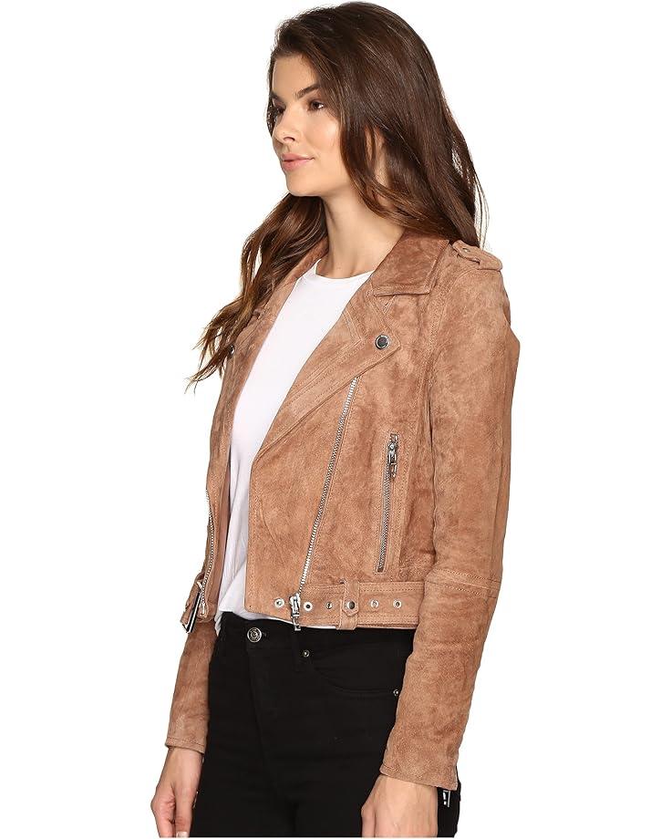 Petite Mixed Media Moto Jacket Product Image