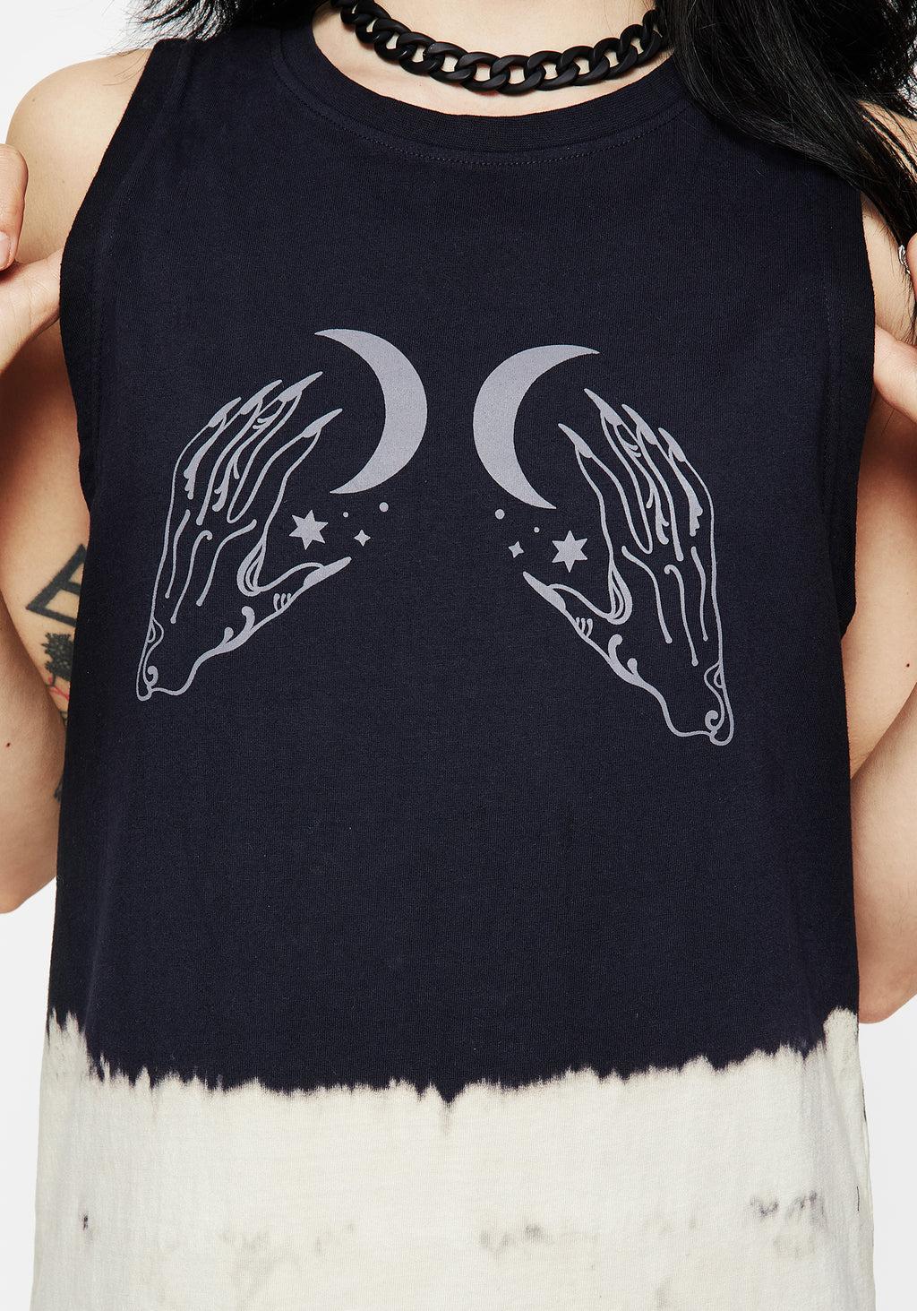 Galdor Tie Dye Longline Tank Top Product Image