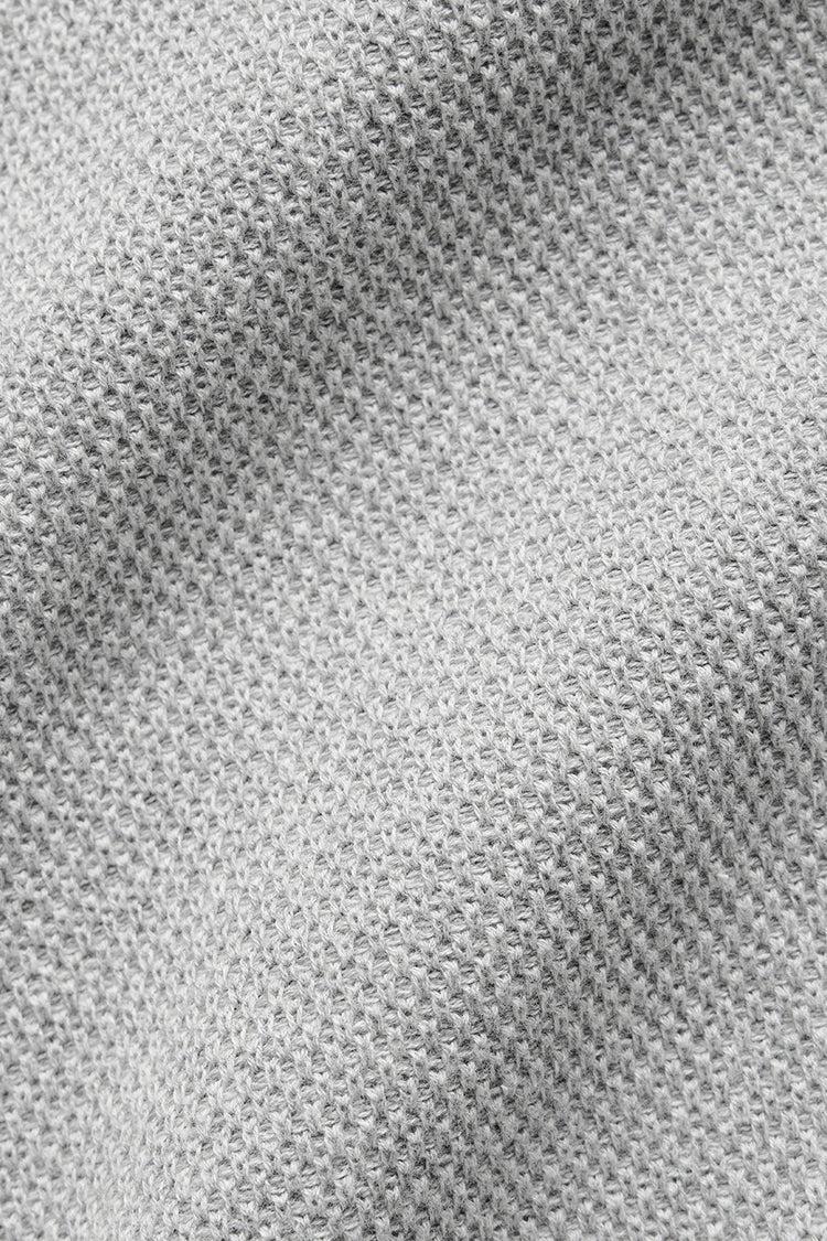 Sports Club Sweater Knit Polo - Athletic Heather Grey Product Image