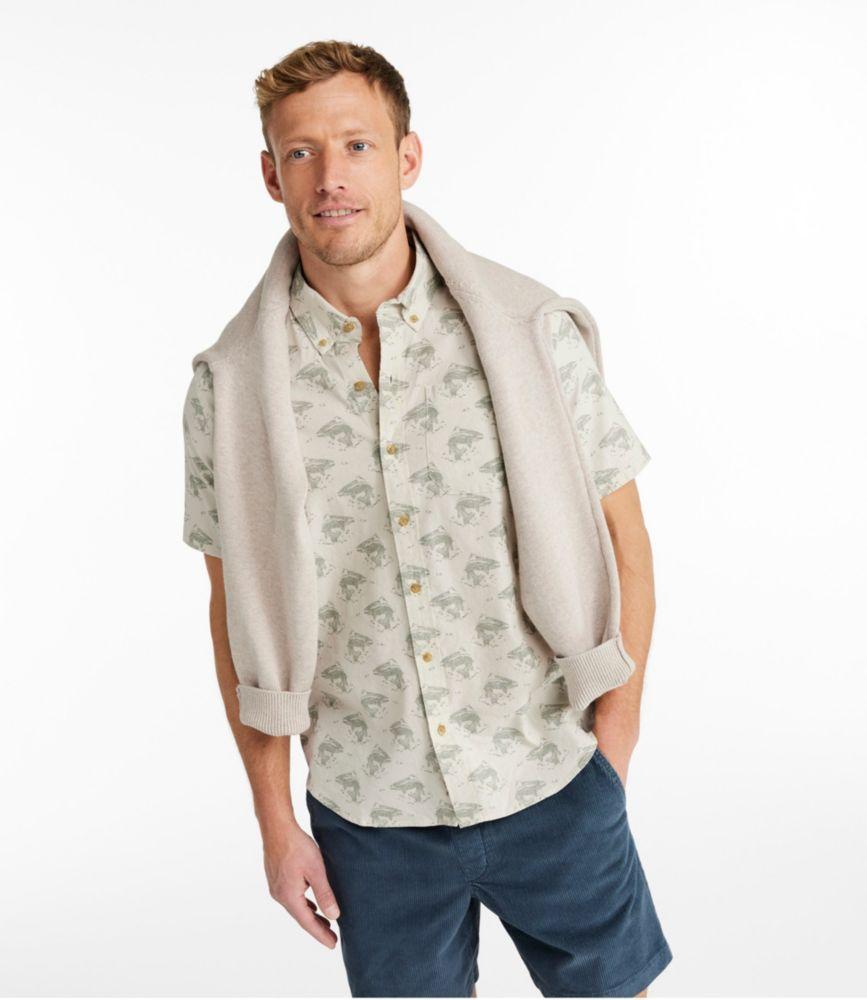 
                            
                                
                                    
                                
                            Men's Stonecoast Hemp Shirt, Short-Sleeve, Slightly Fitted Untucked Fit, Print
                         Product Image