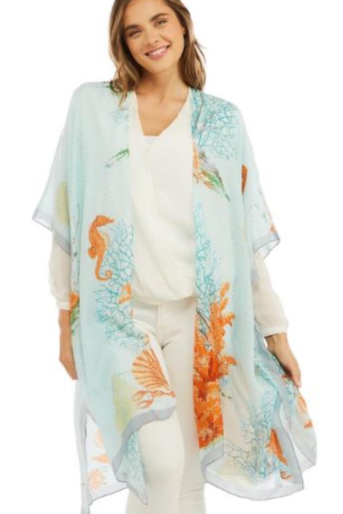 Viscose/Modal Long Kimono Product Image