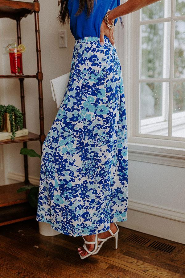 Pretty Epiphany Floral Maxi Skirt Product Image