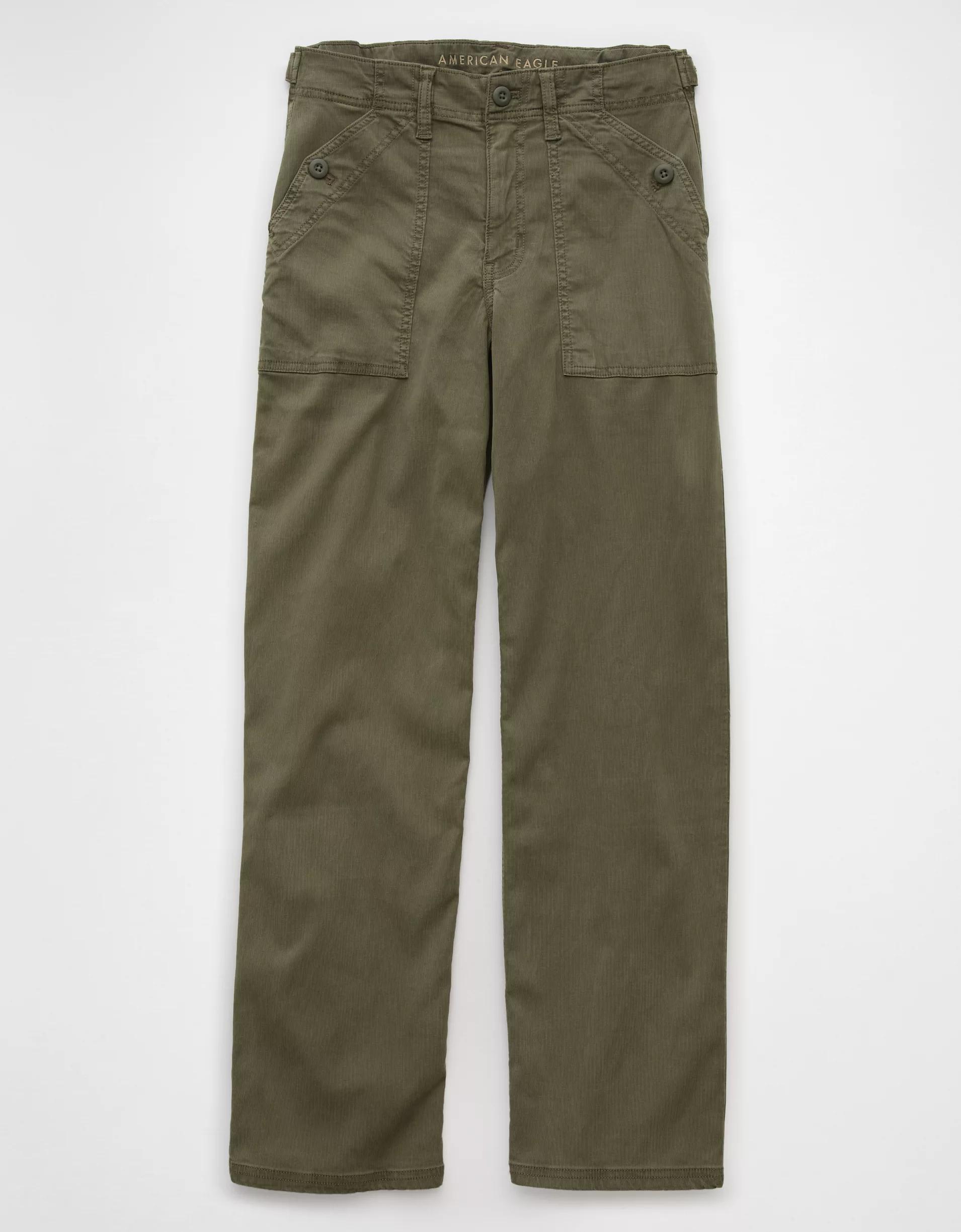 AE Stretch High-Waisted Stovepipe Utility Pant Product Image