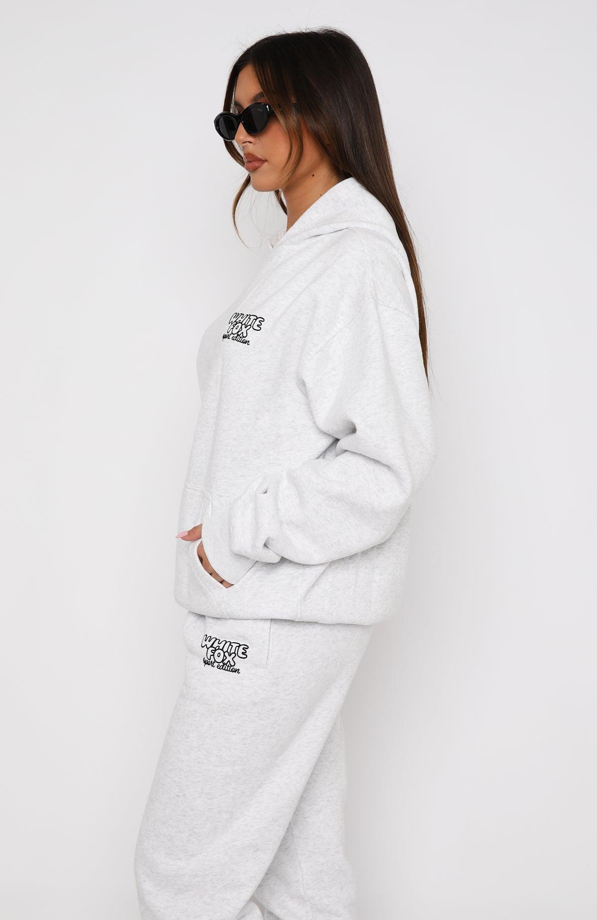 Sport Edition Oversized Hoodie Grey Marle Product Image