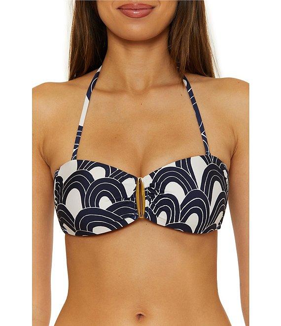 Trina Turk Arches Layered Shirred Tab Side Hipster Swim Bottom Product Image