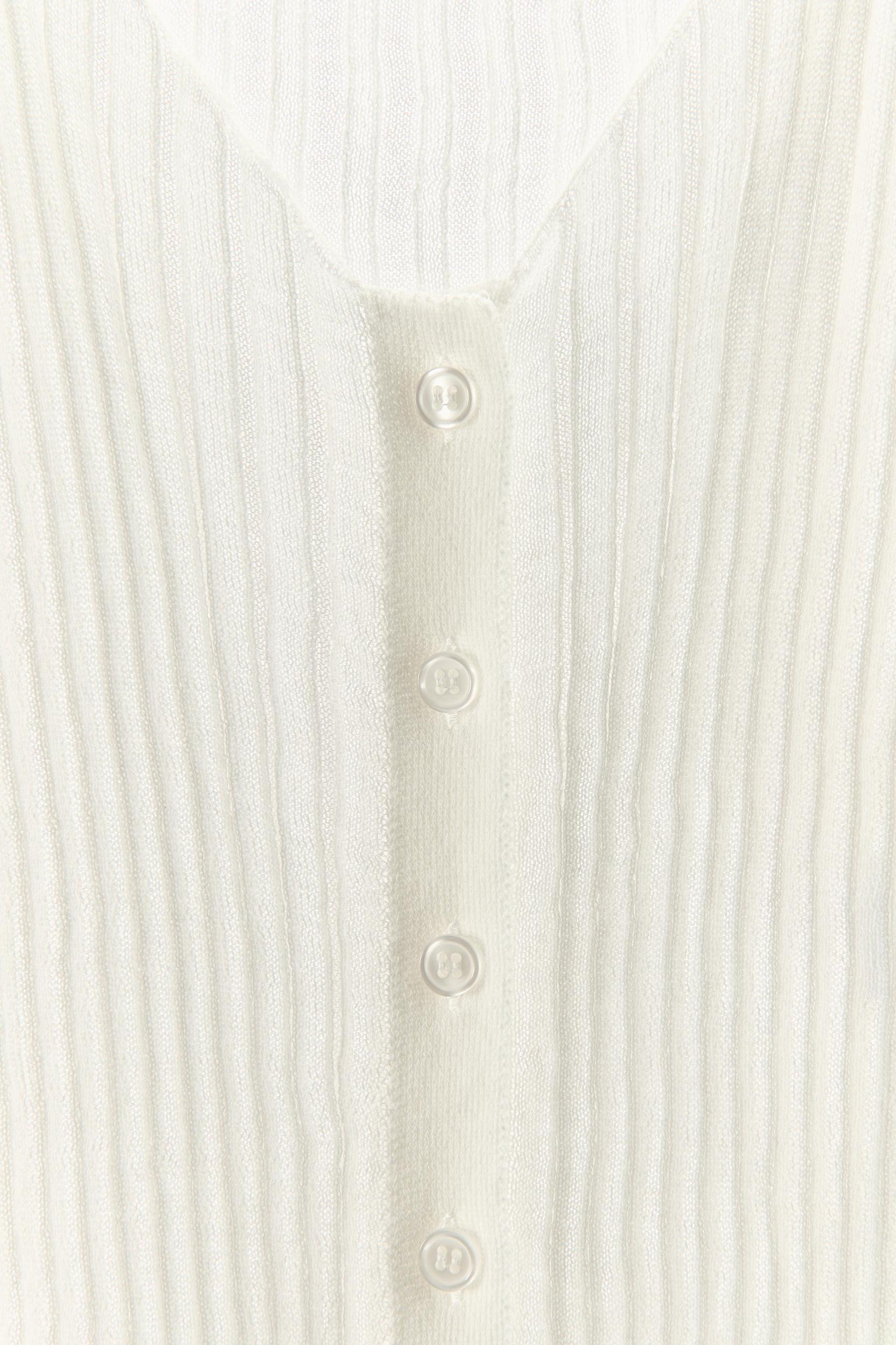 PLEATED FINE KNIT TOP Product Image