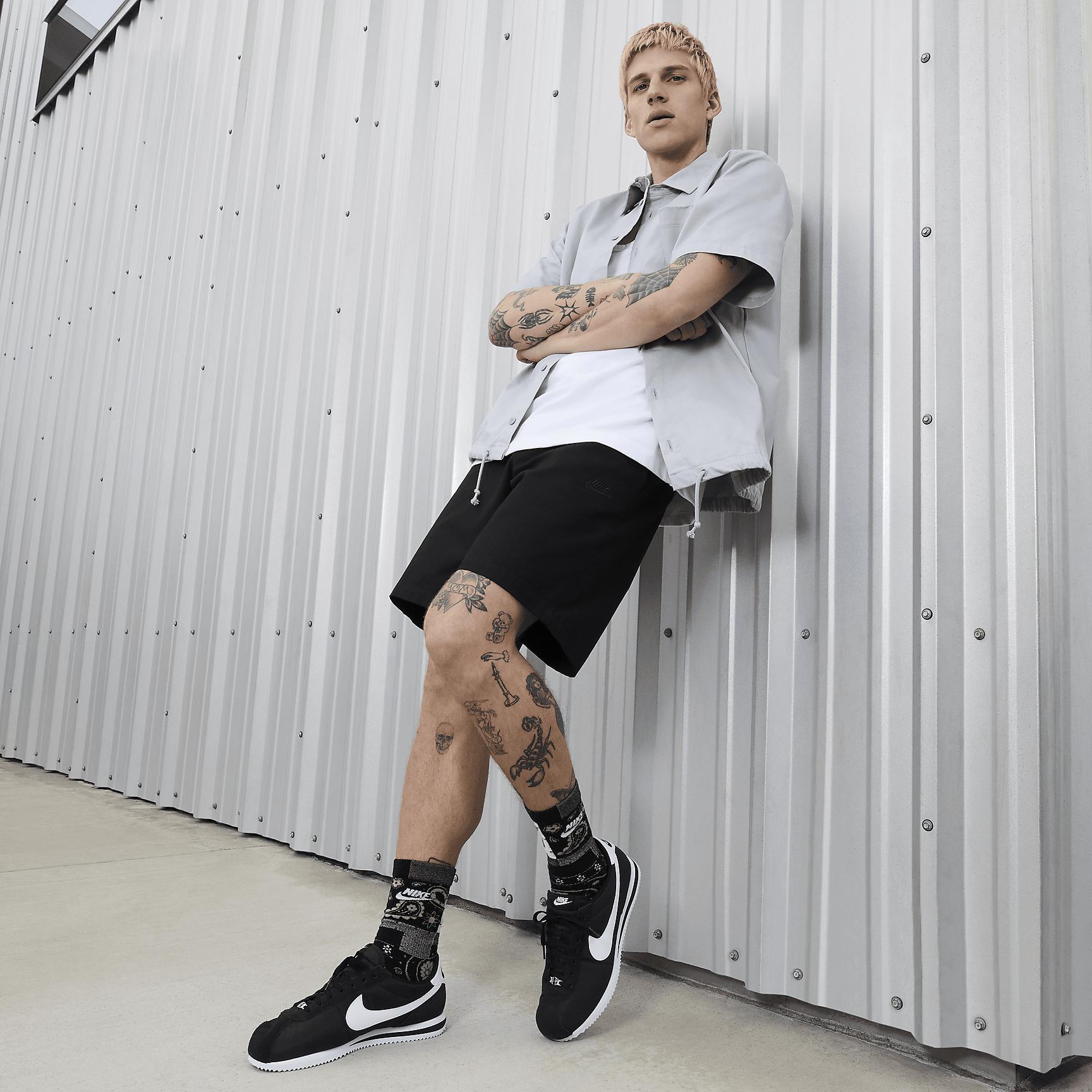 Nike Mens Cortez Textile Shoes | HF0263-001 Product Image