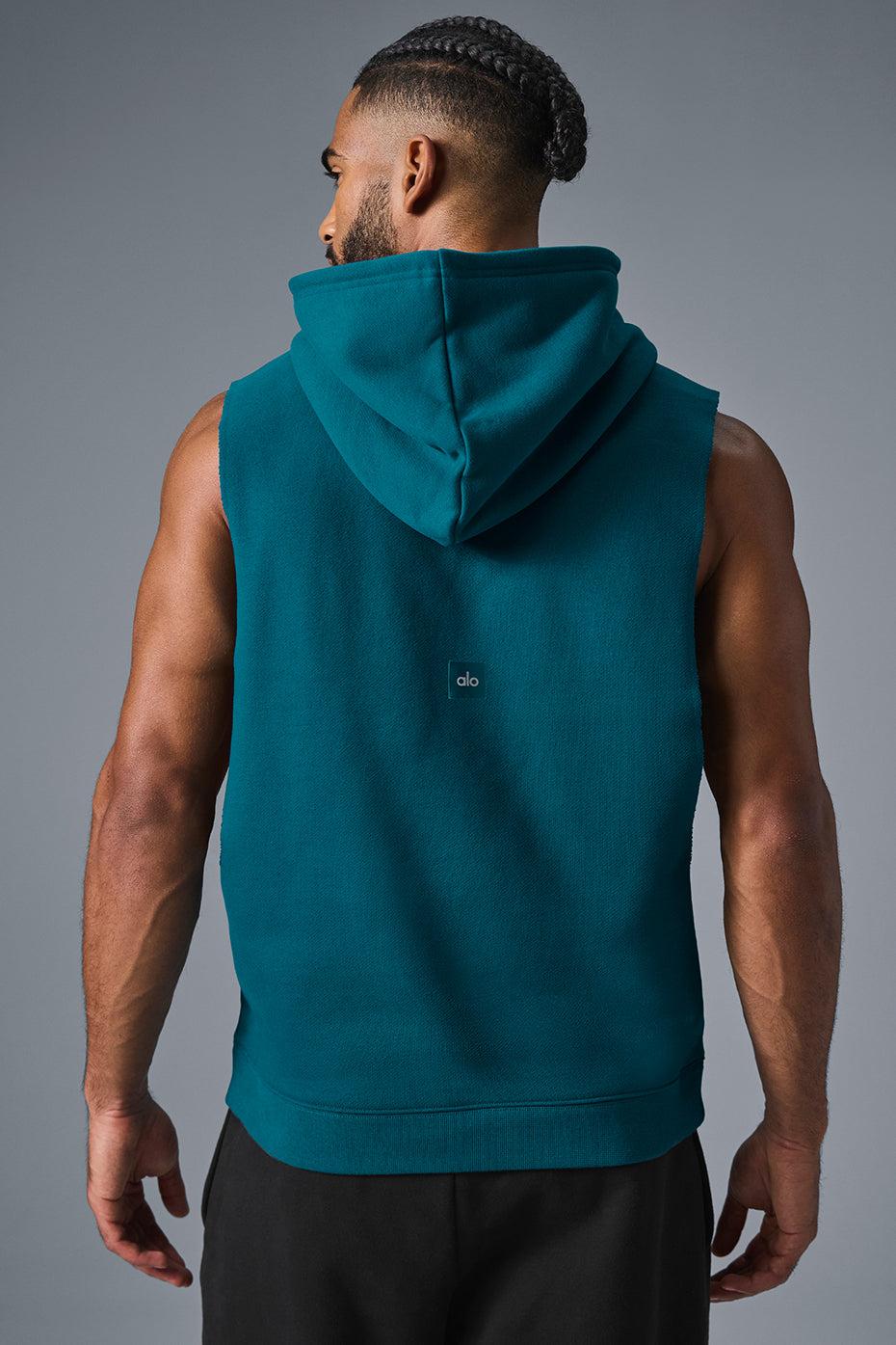 Renown Sleeveless Hoodie - Oceanic Teal Product Image
