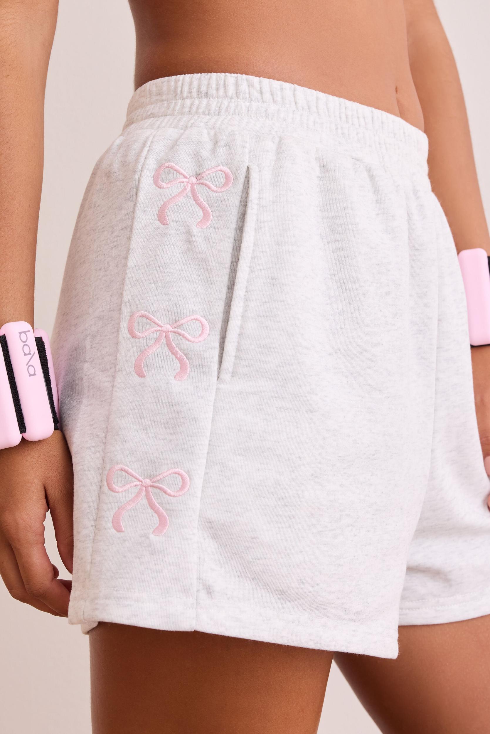 Release Embroidered Bow Lounge Short Product Image