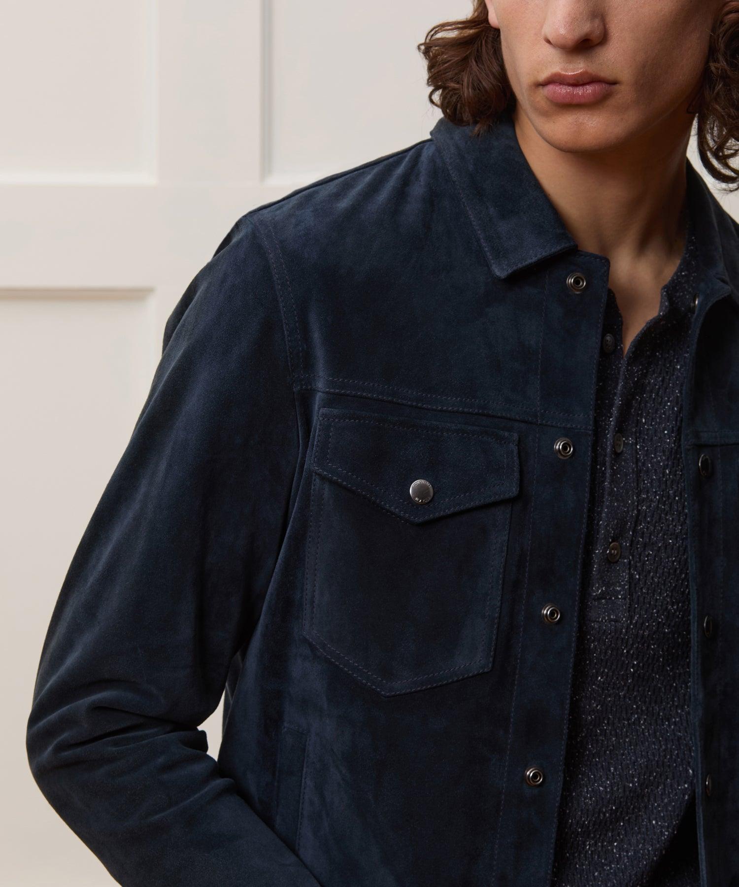 Italian Suede Dylan Jacket Product Image