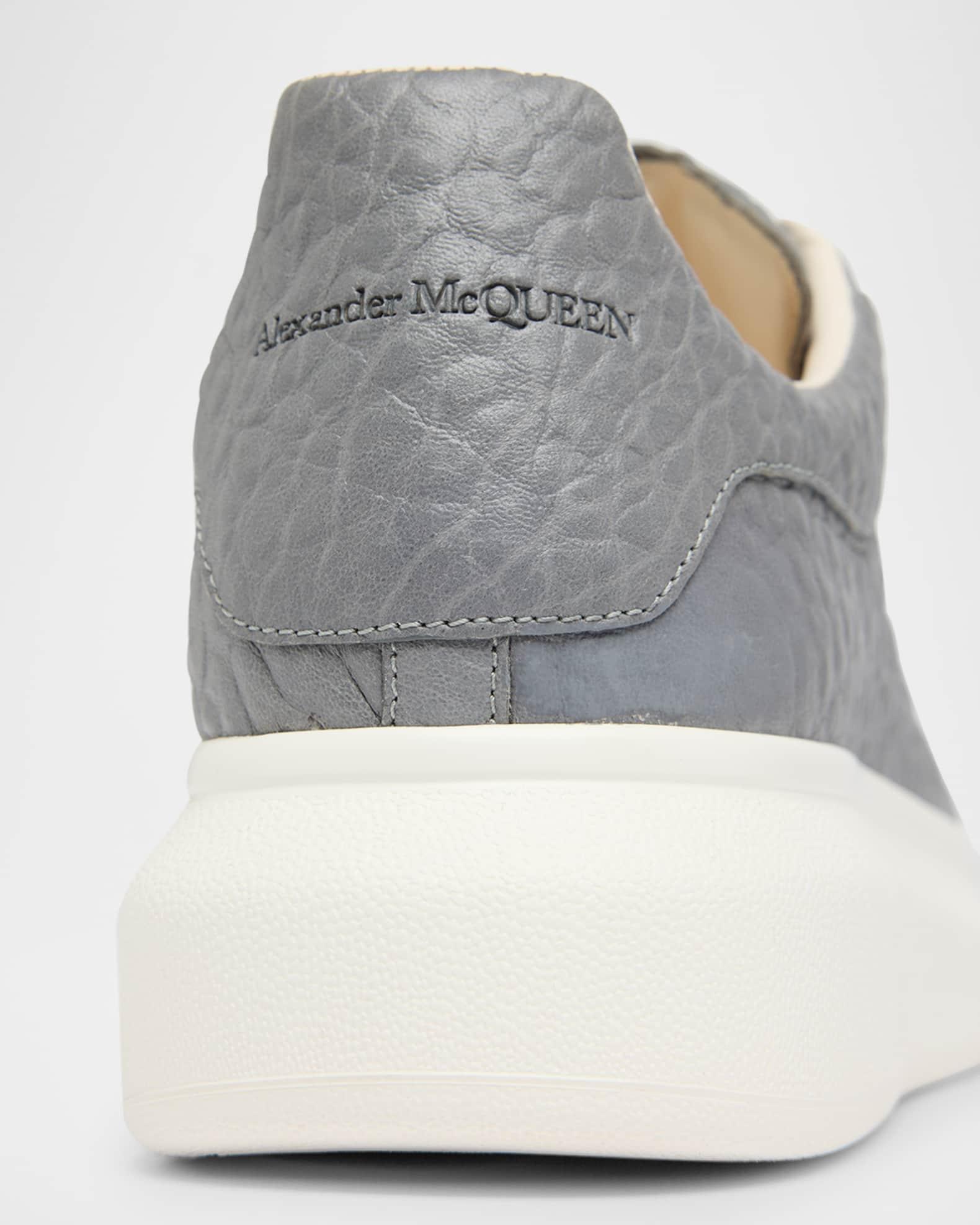 Men's Grainy Leather Oversized Sneakers Product Image