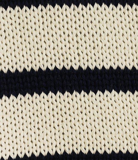 En Saison Helena Knit Stripe #double;C'est Bon#double; Crew Neck Long Sleeve Sweater Product Image