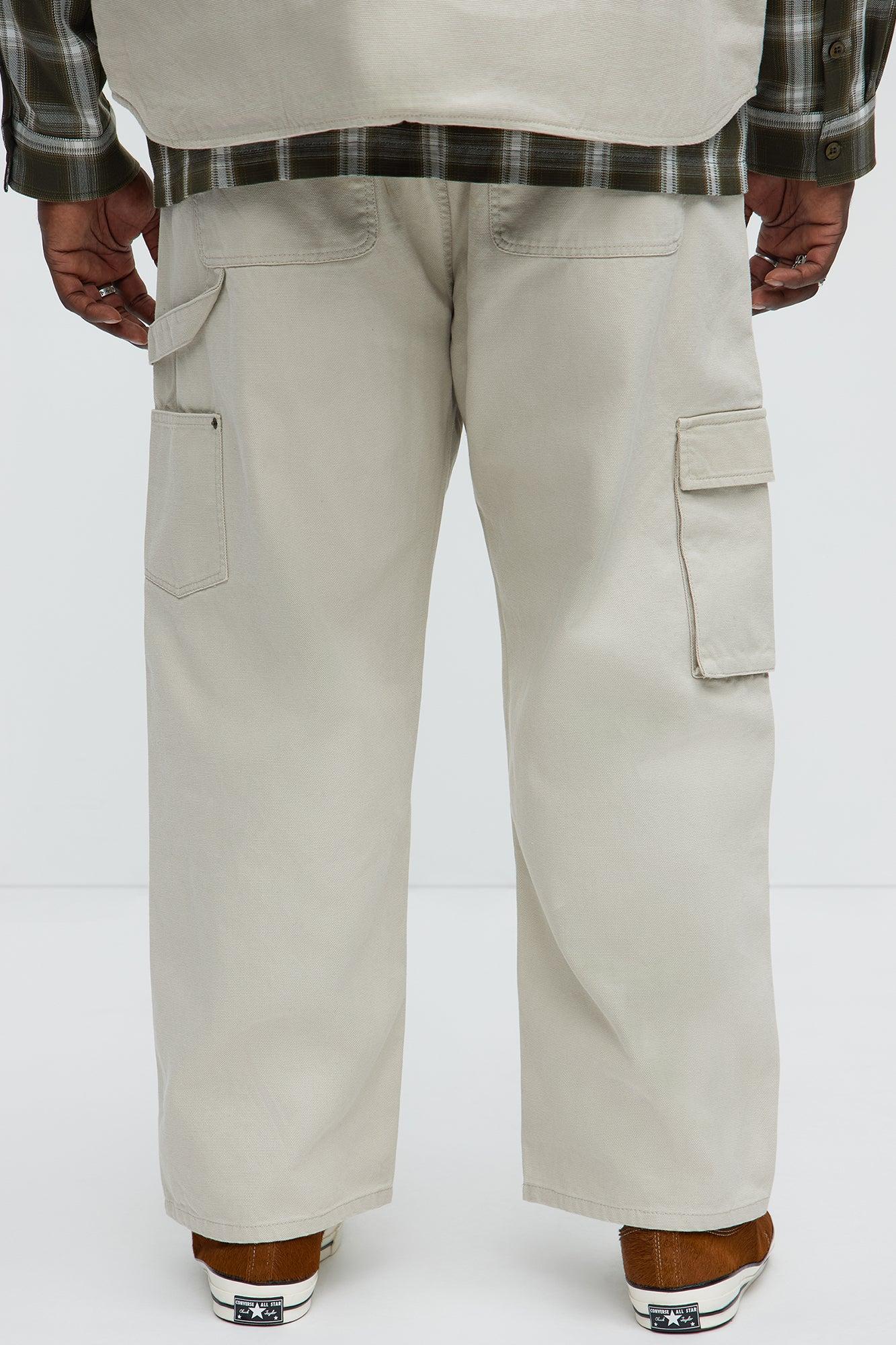 Alexander Utility Straight Cargo Pants - Off White Product Image